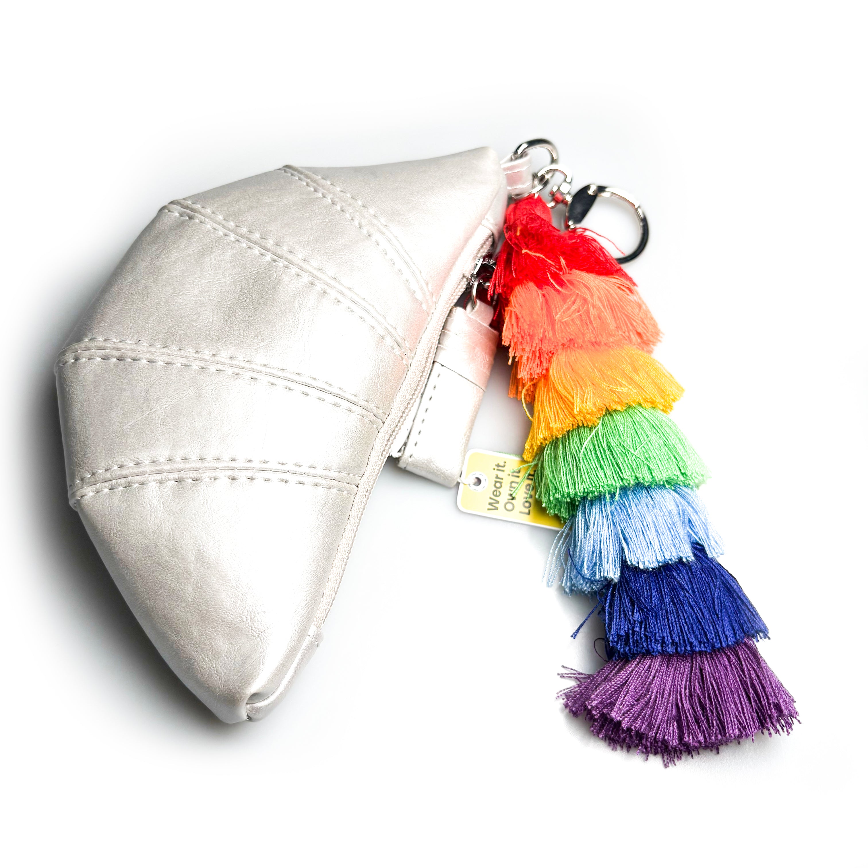 Rainbow Tassel Wristlet Charm
