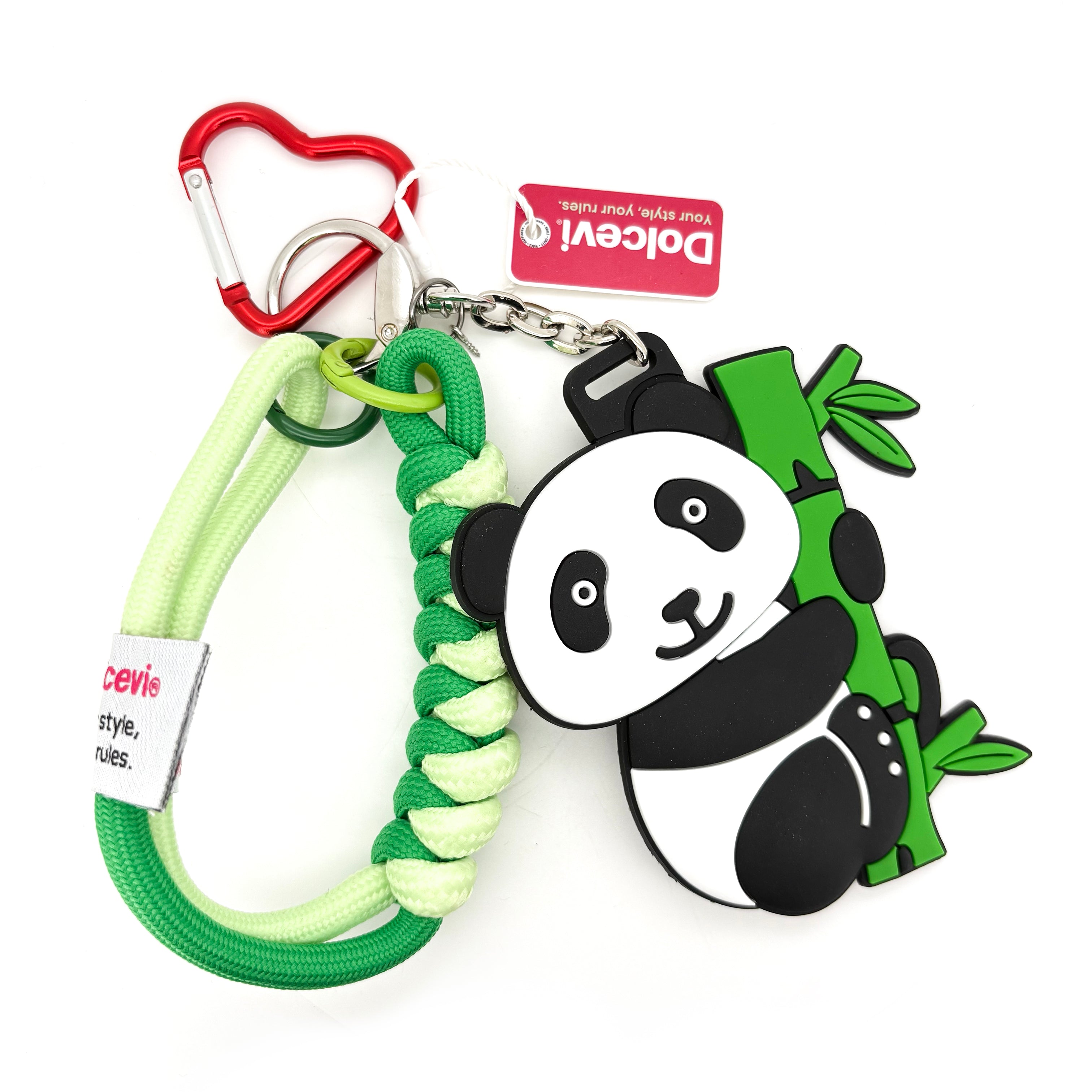 Panda & Bamboo Key Charm