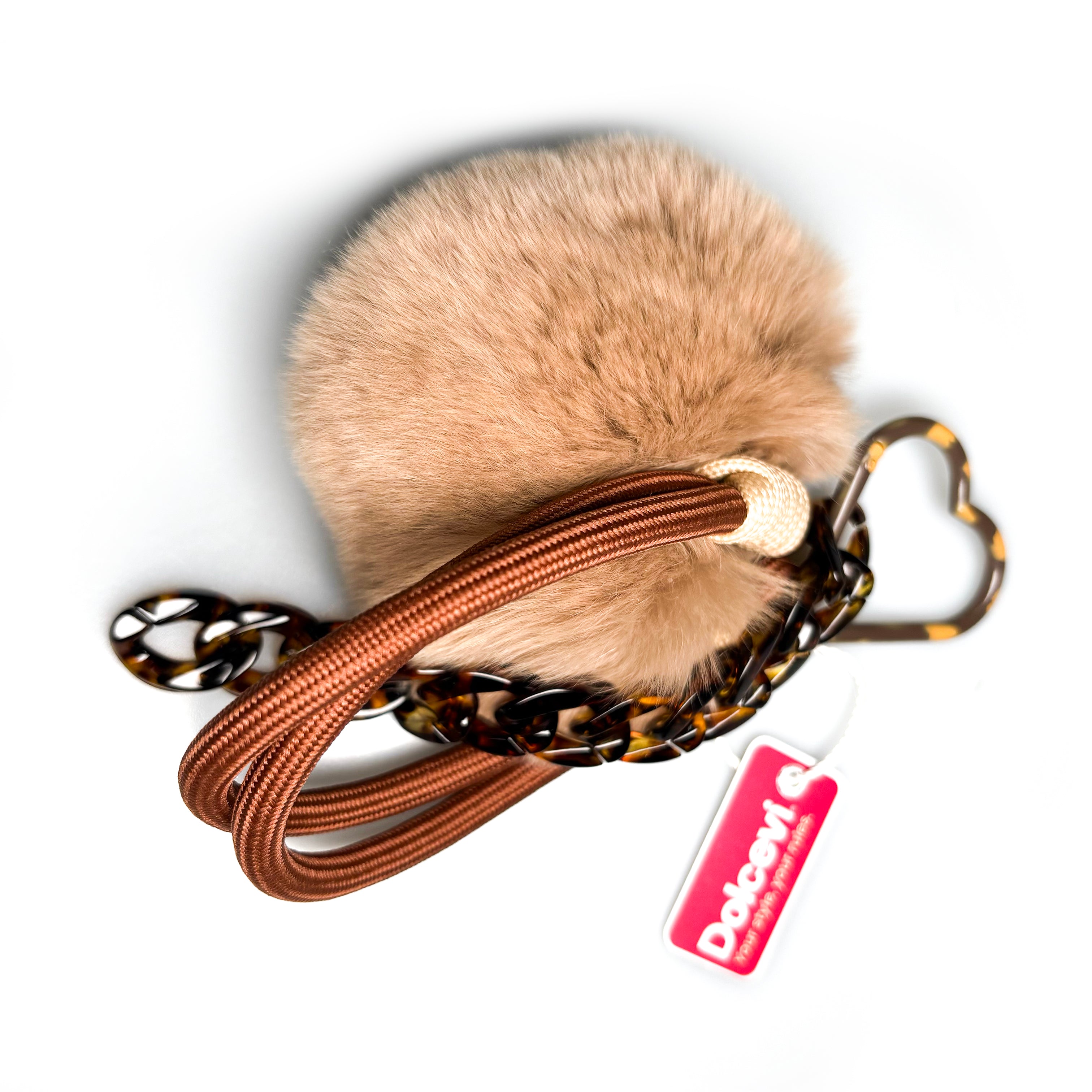 Cocoa Puff Chain Bag Charm