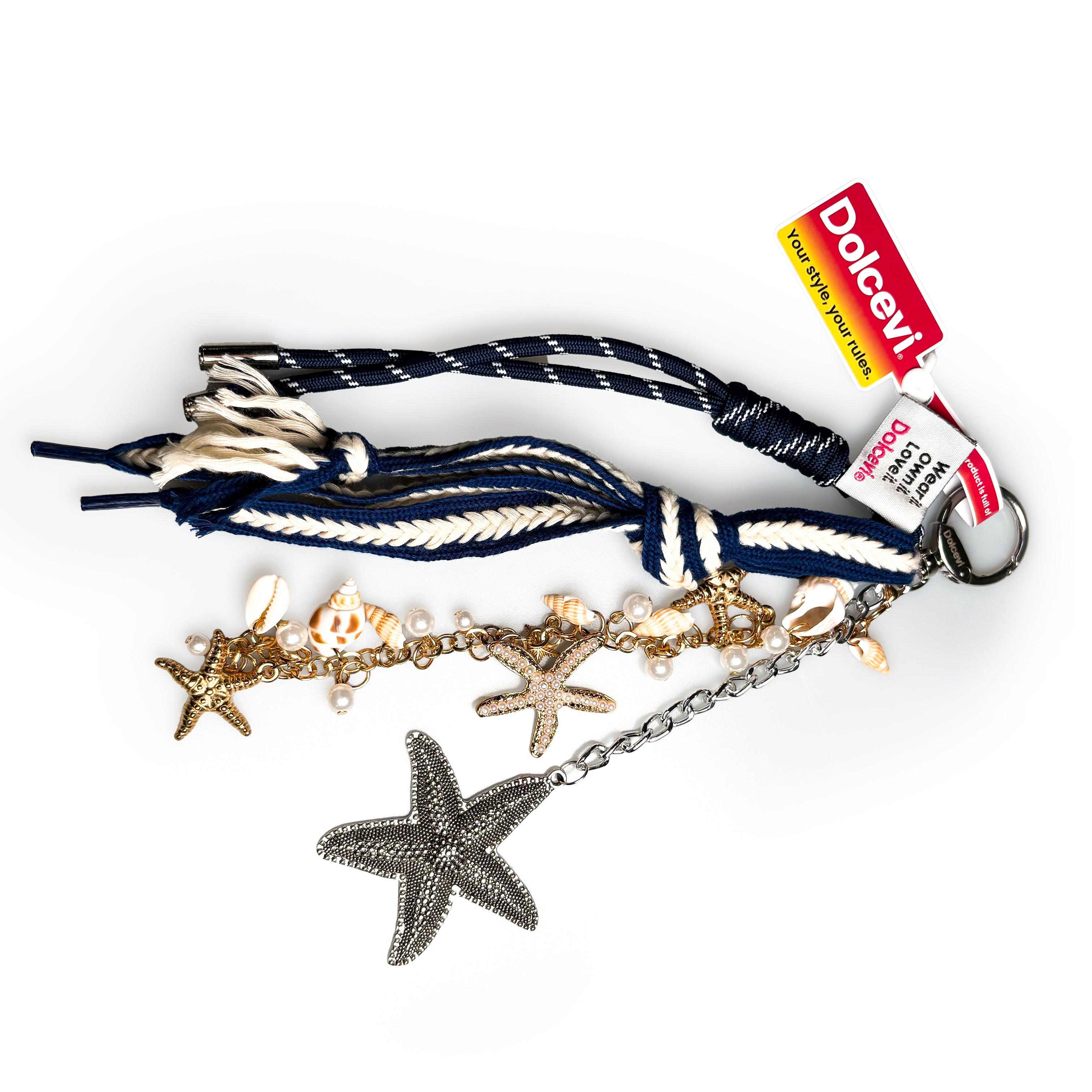 Nautical Starfish Bag Charm  📝 Description:
