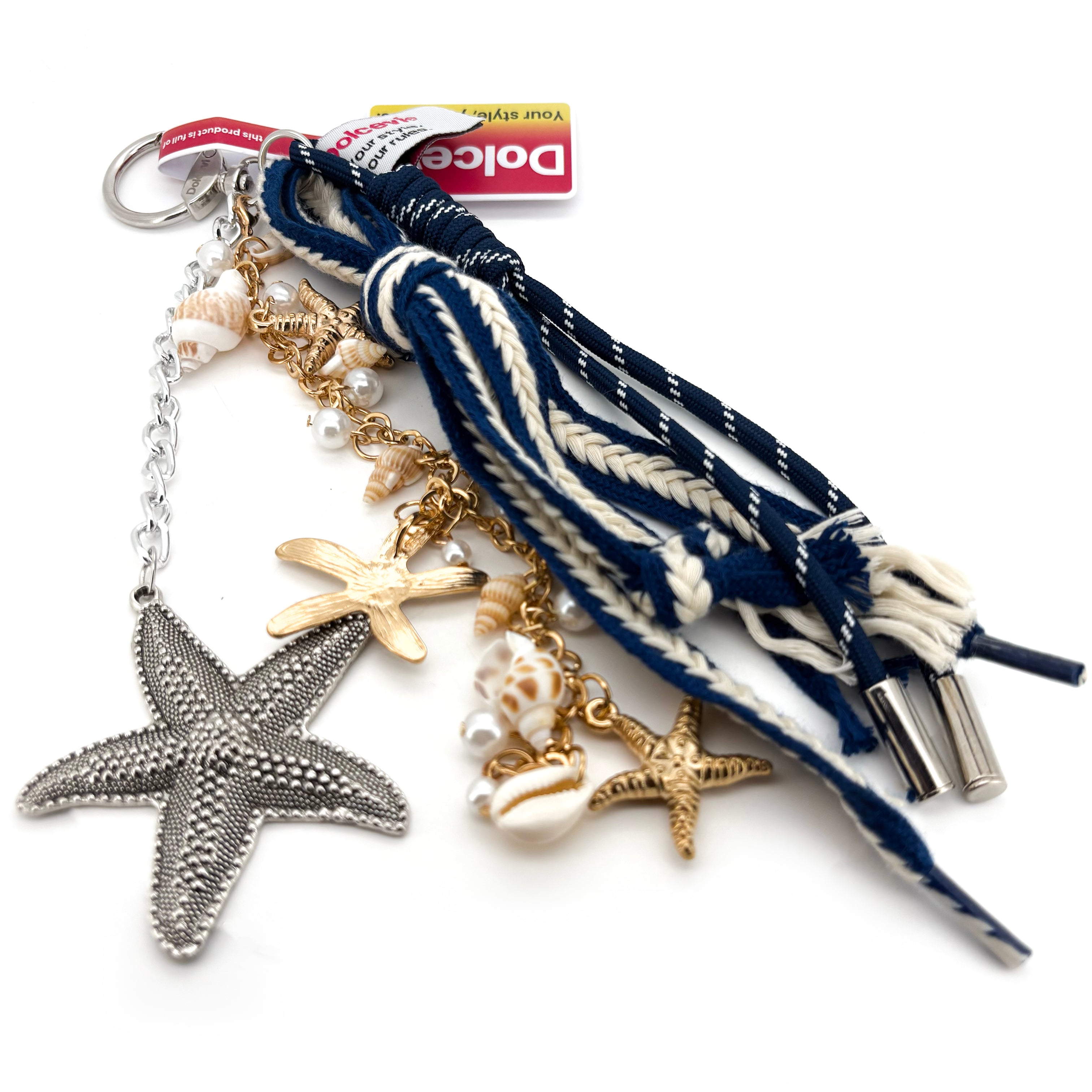 Nautical Starfish Bag Charm  📝 Description: