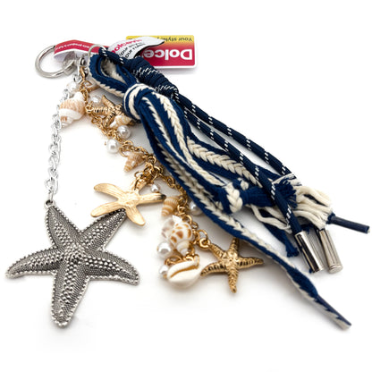 Nautical Starfish Bag Charm  📝 Description: