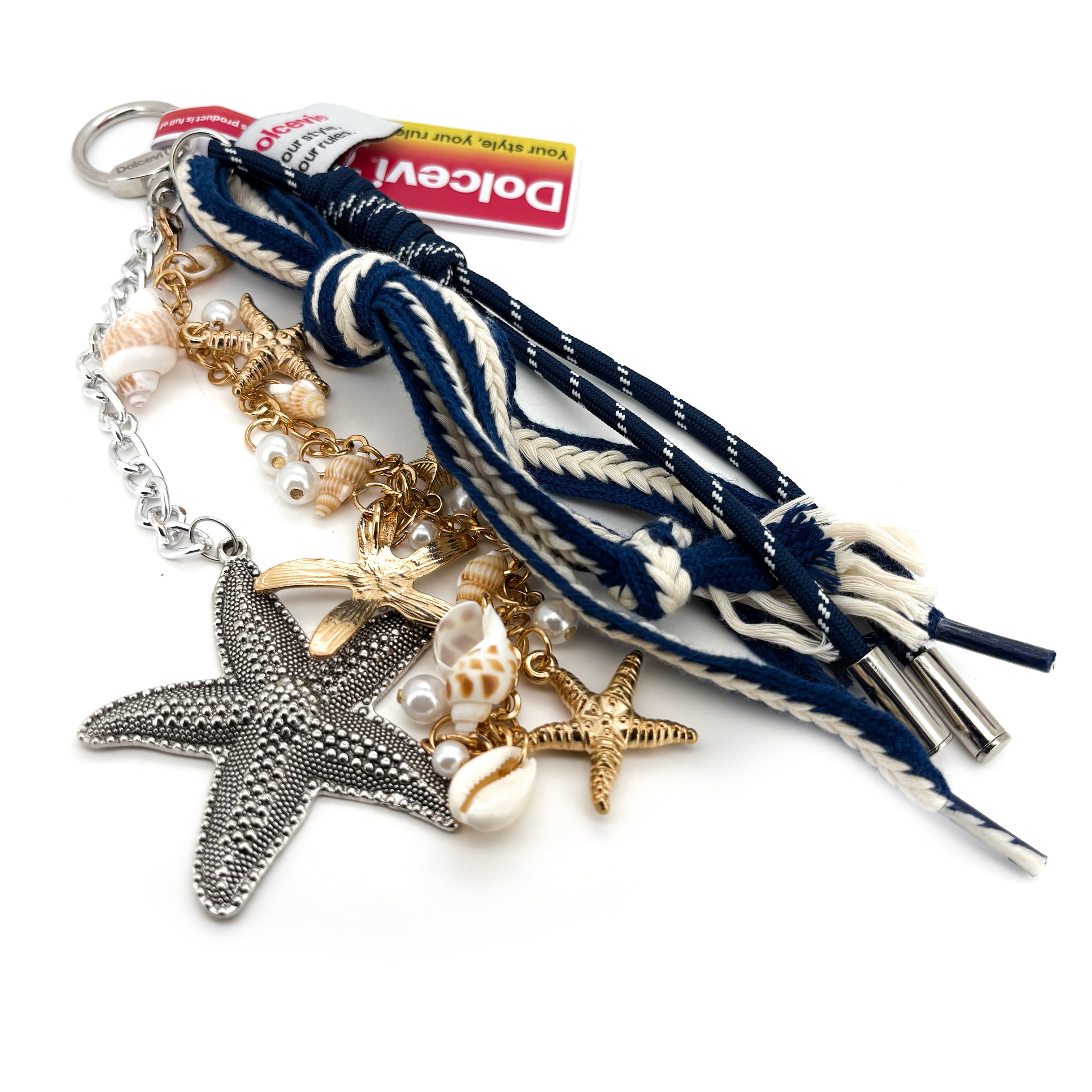 Nautical Starfish Bag Charm  📝 Description: