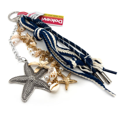 Nautical Starfish Bag Charm  📝 Description: