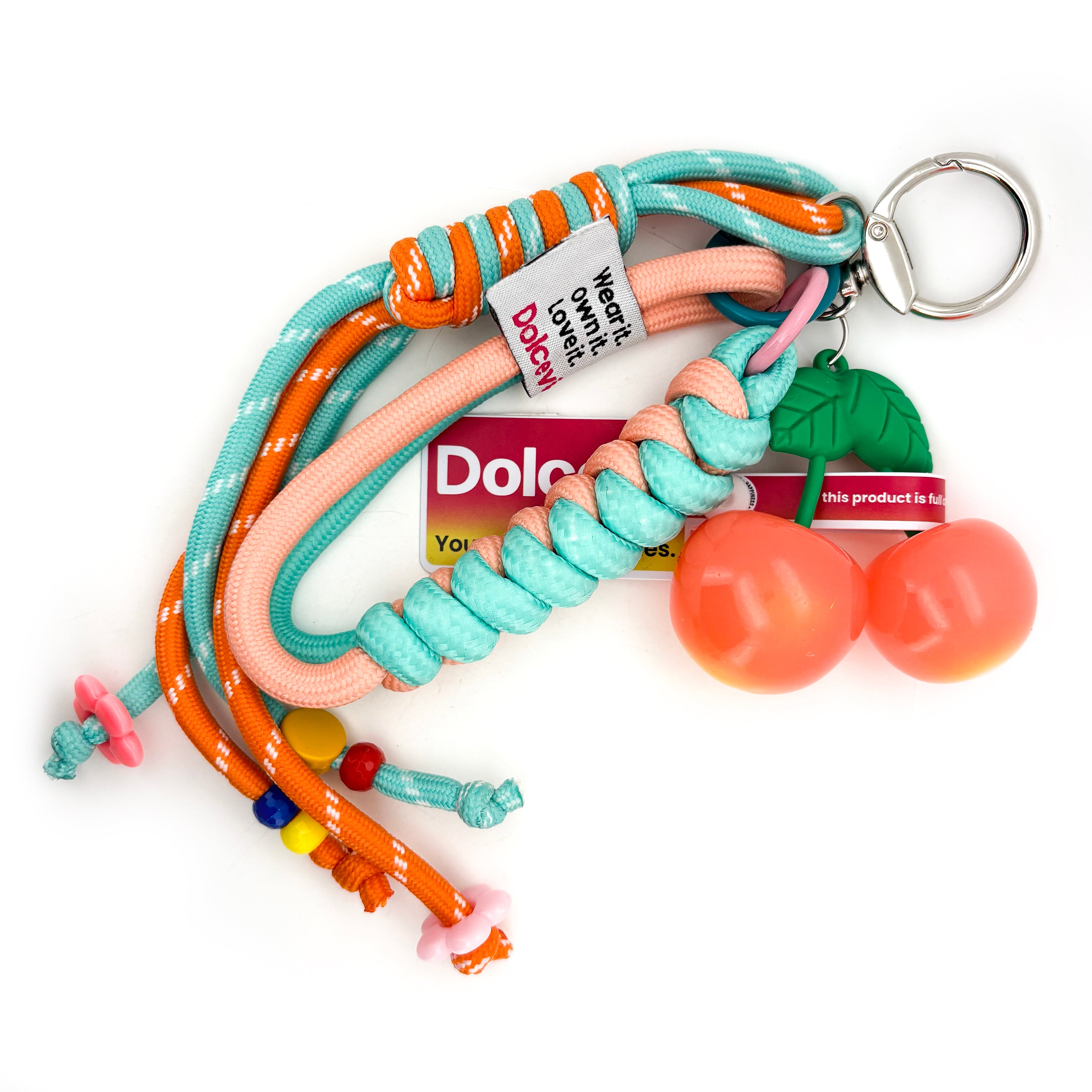Bubble Fruit Cord Bag Charm