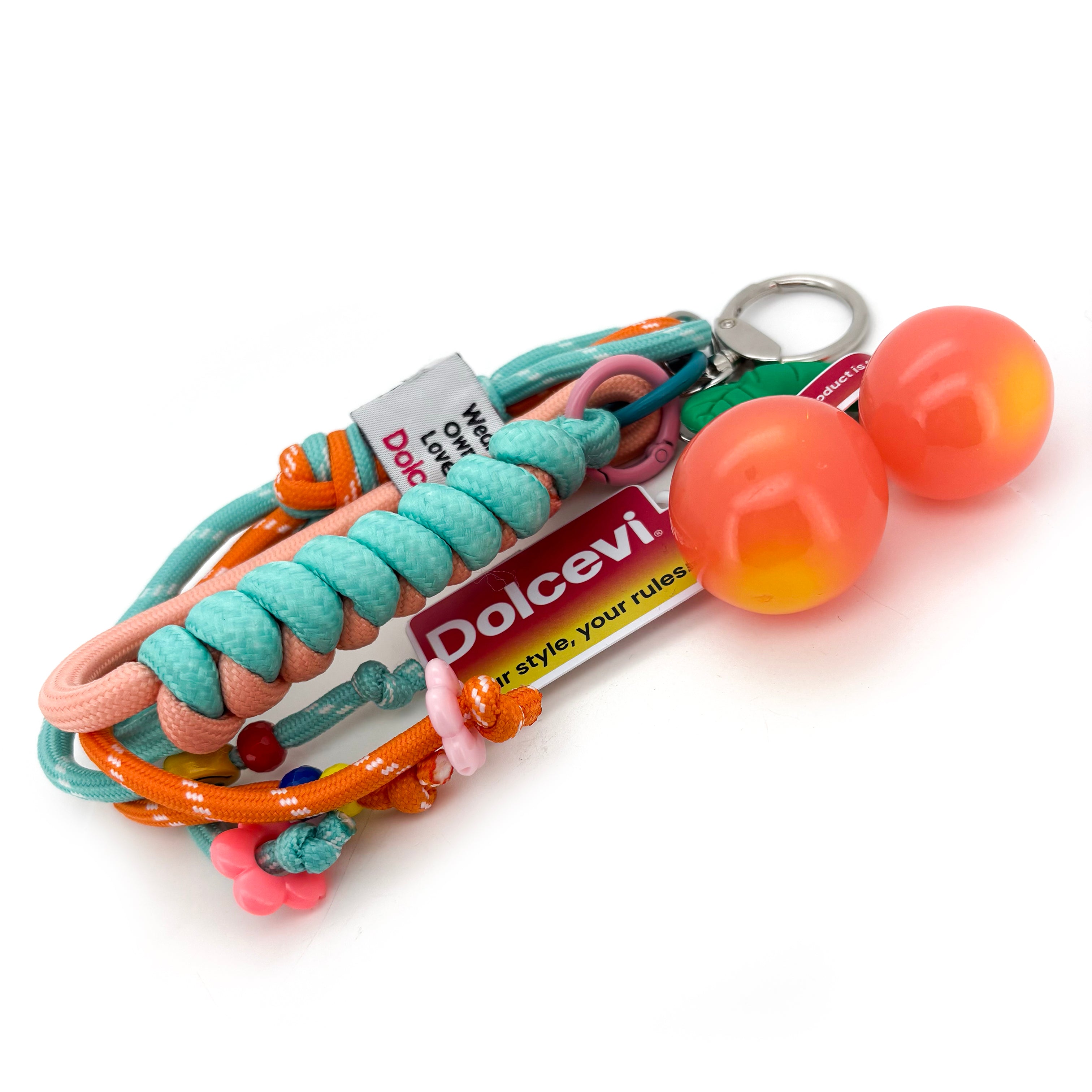 Bubble Fruit Cord Bag Charm