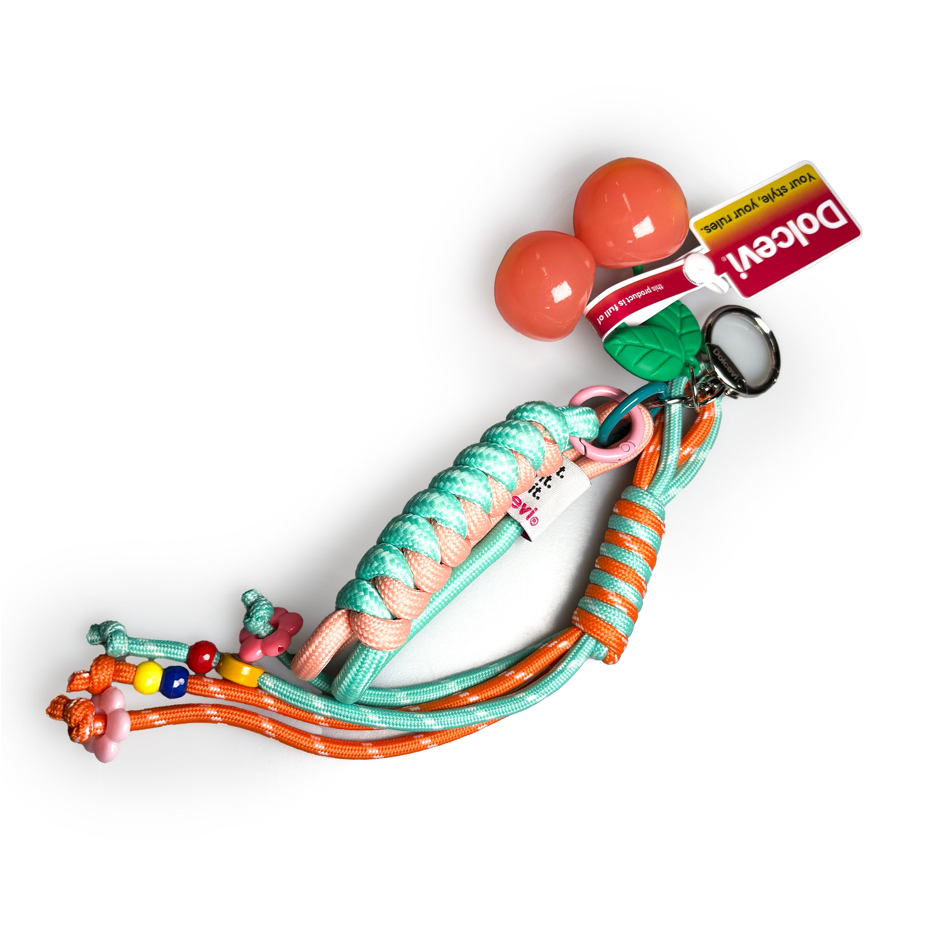Bubble Fruit Cord Bag Charm
