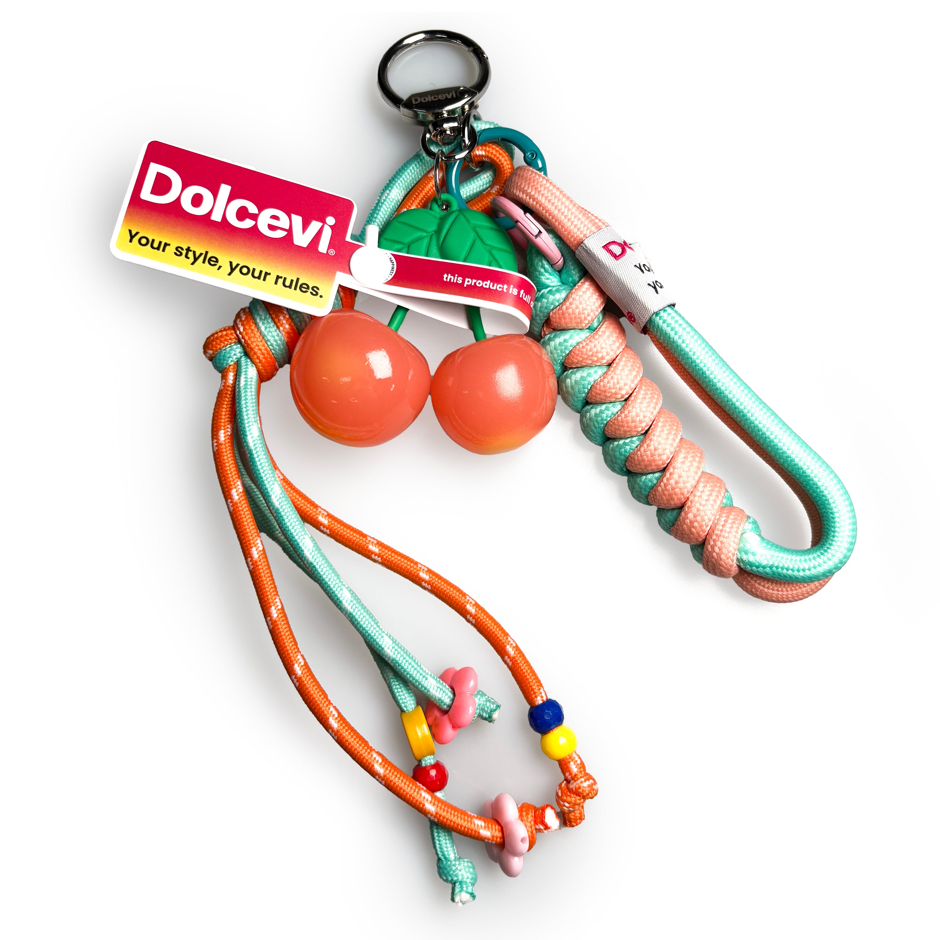 Bubble Fruit Cord Bag Charm