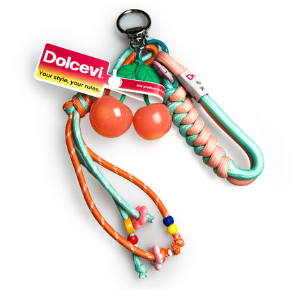 Bubble Fruit Cord Bag Charm