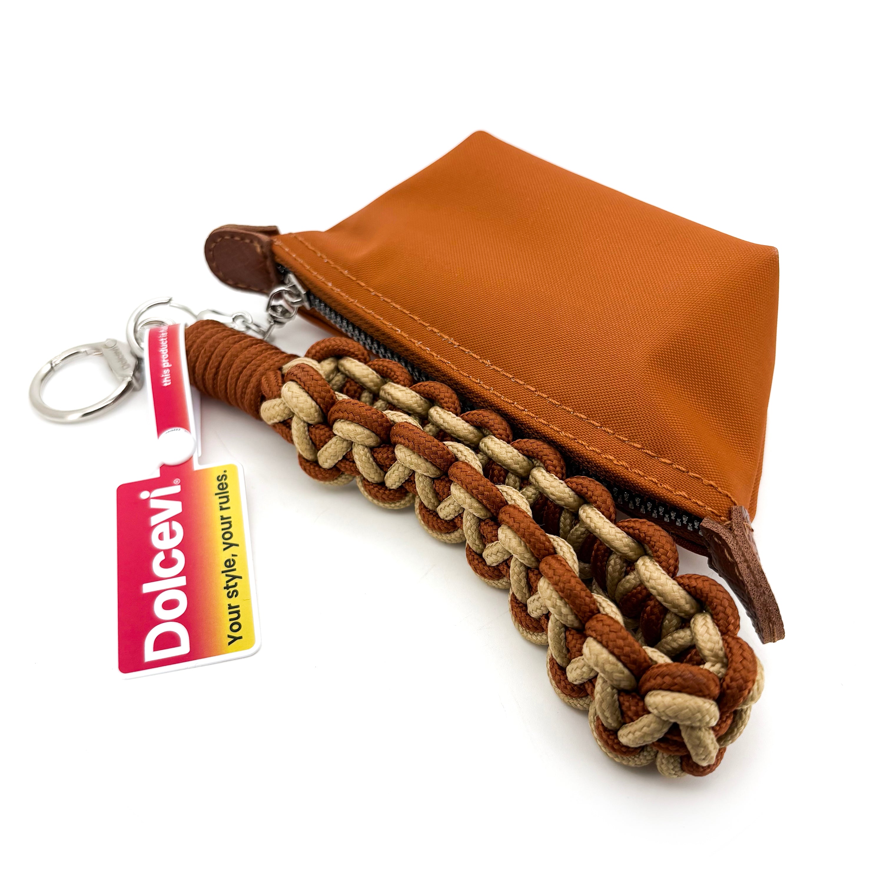 Braided Chestnut Mini Bag Charm