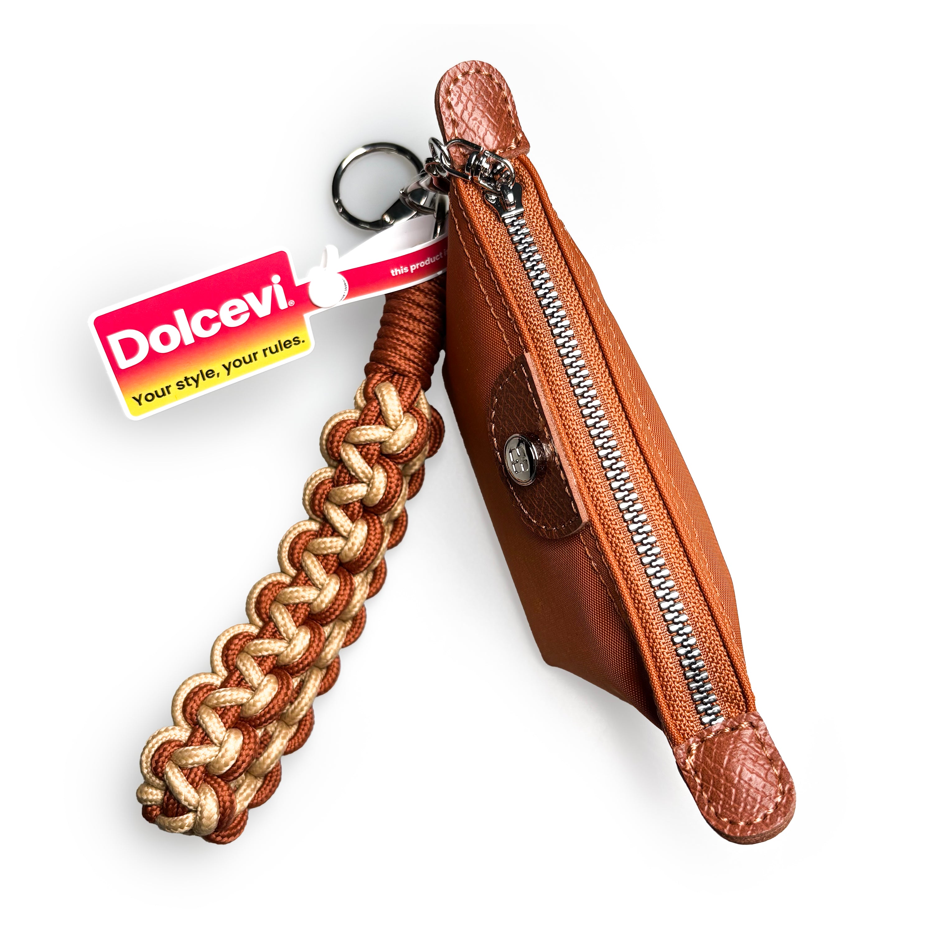 Braided Chestnut Mini Bag Charm