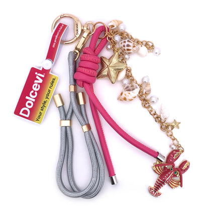 Coastal Pearl Lobster Bag Charm
