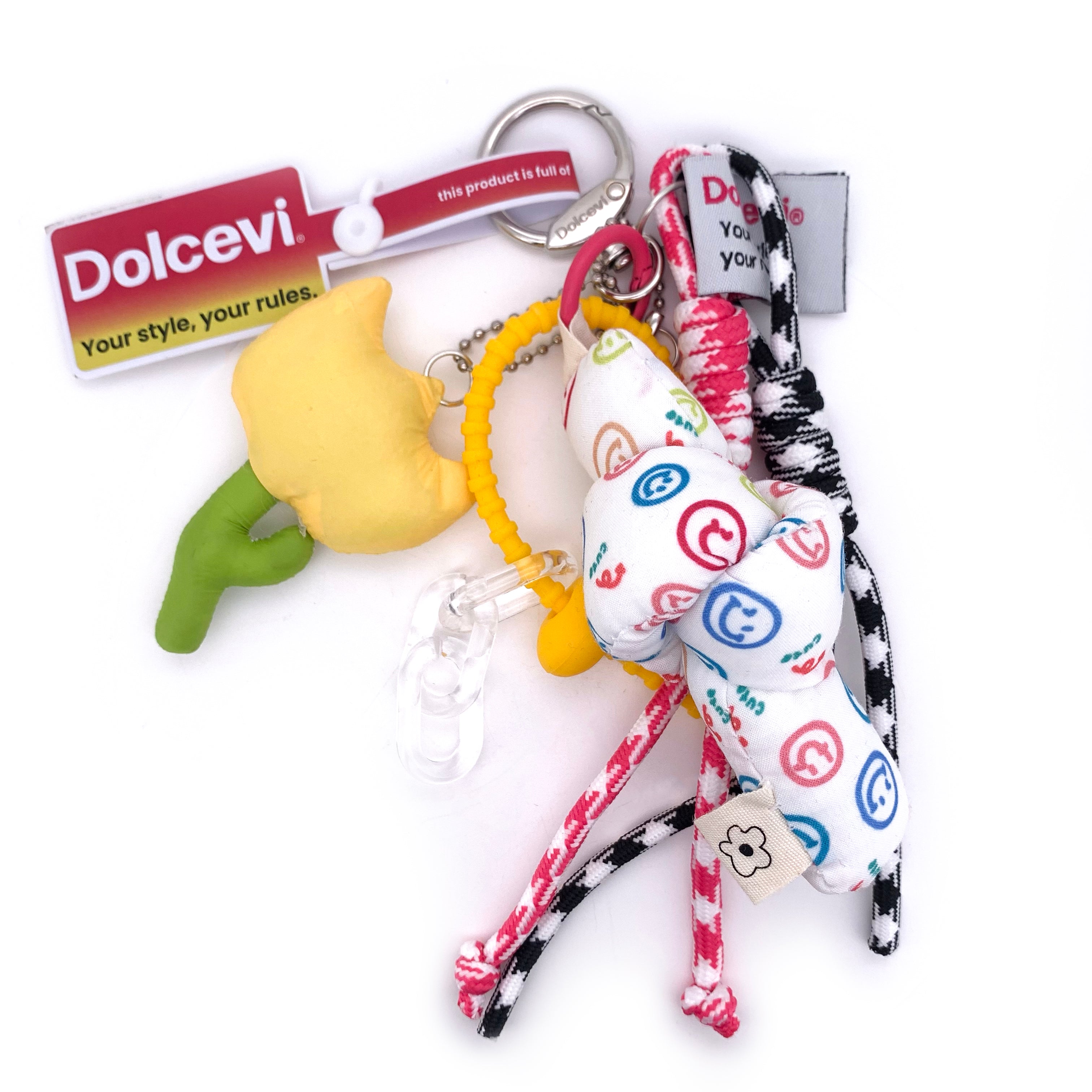 Playful Doodle Bag Charm