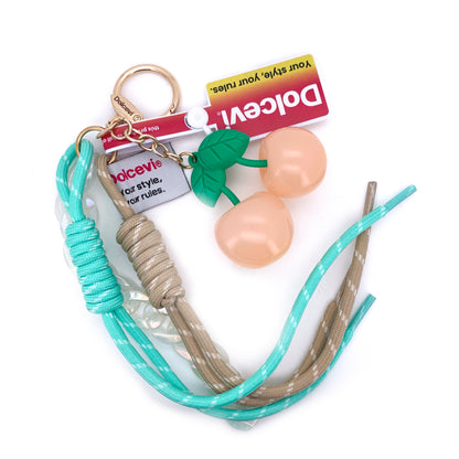 Aqua Orb Charm Keychain