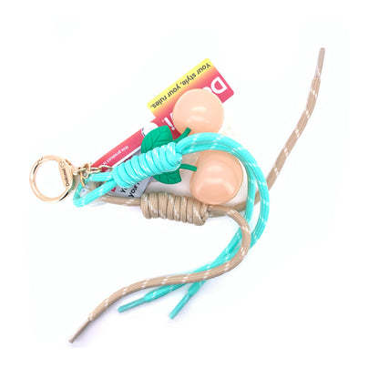 Aqua Orb Charm Keychain