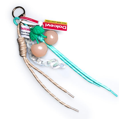 Aqua Orb Charm Keychain