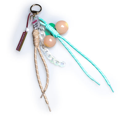 Aqua Orb Charm Keychain