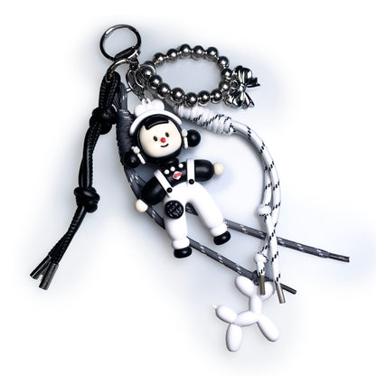 Astronaut Puppy Bag Charm