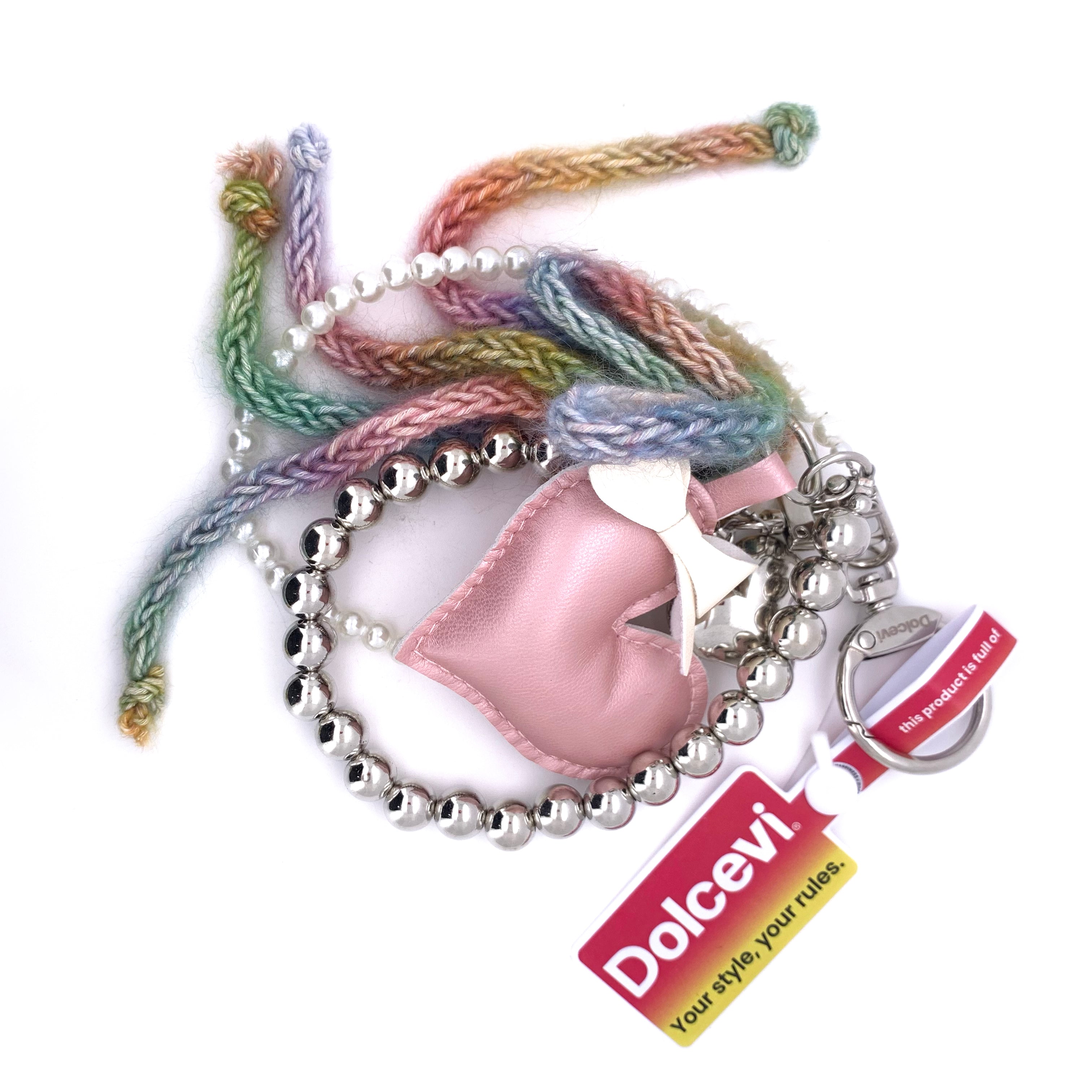 Sweetheart Keychain with Multicolor Details