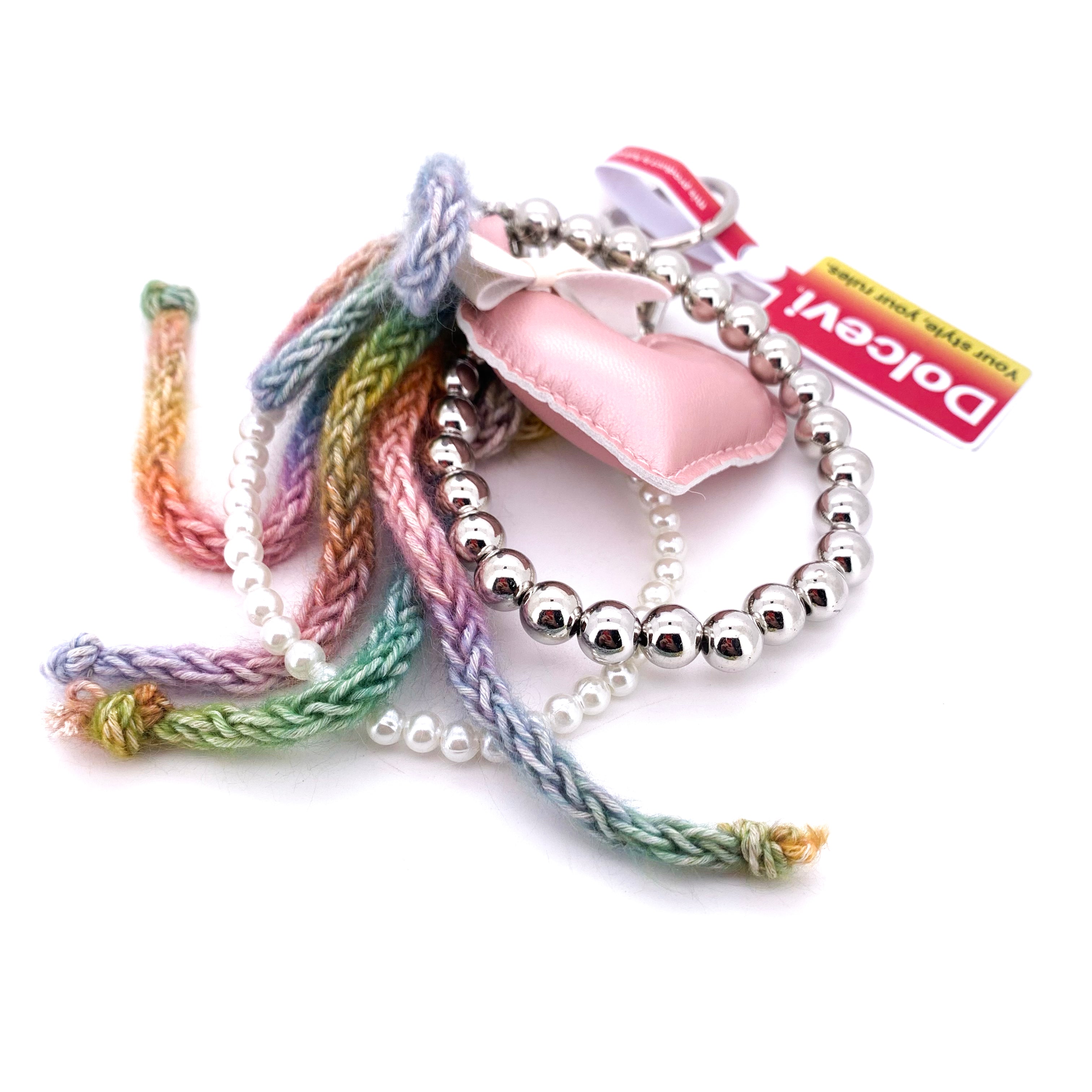 Sweetheart Keychain with Multicolor Details
