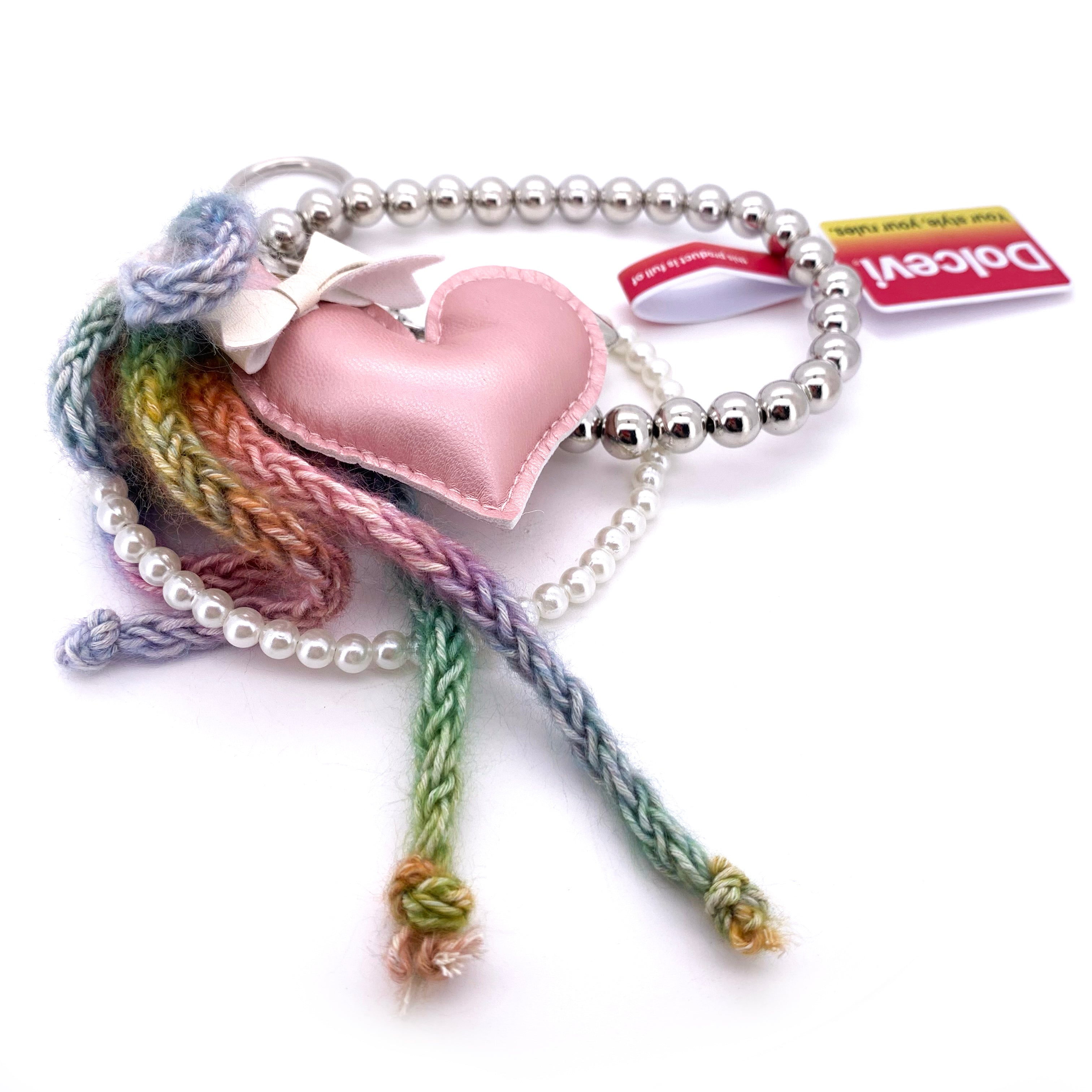 Sweetheart Keychain with Multicolor Details