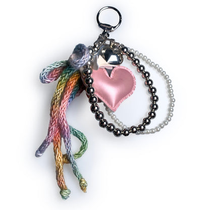 Sweetheart Keychain with Multicolor Details