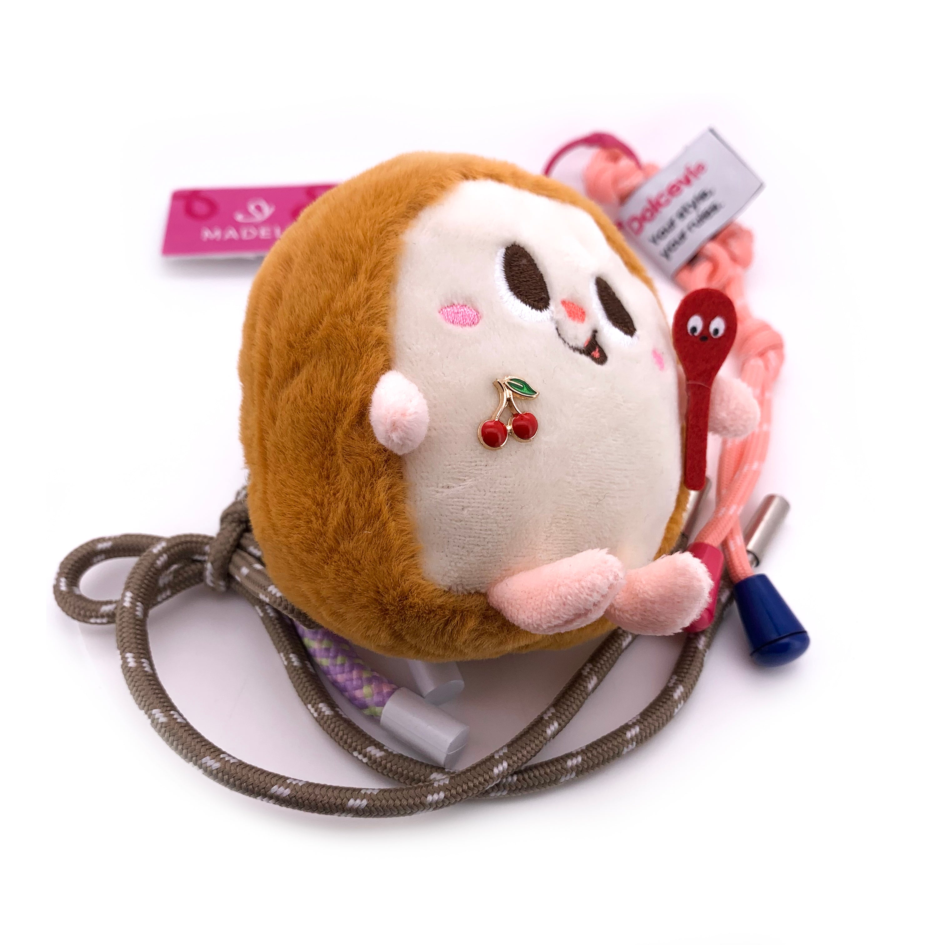 Happy Croissant Bag Charm