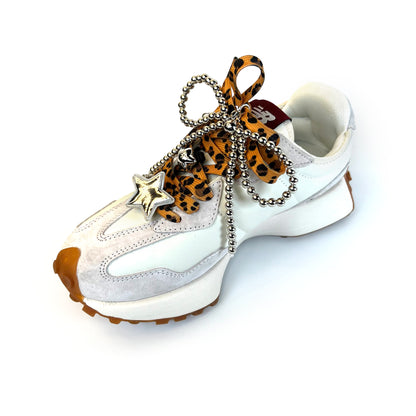 Silver Roar Shoe Charm