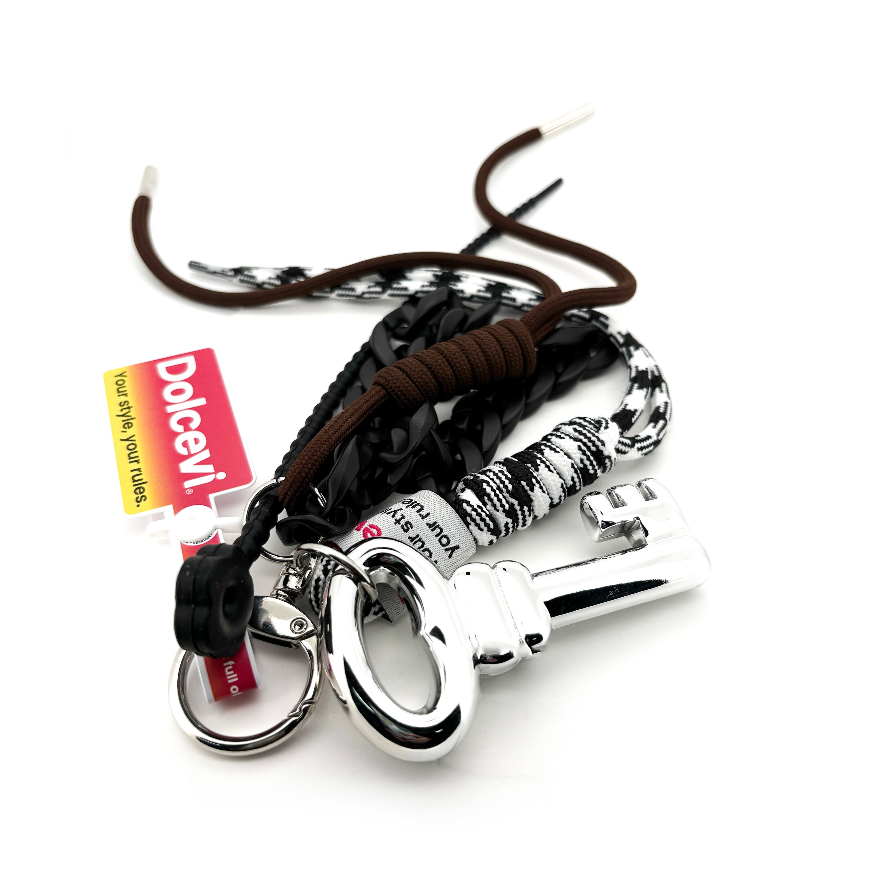 Silver Lock Key Charm