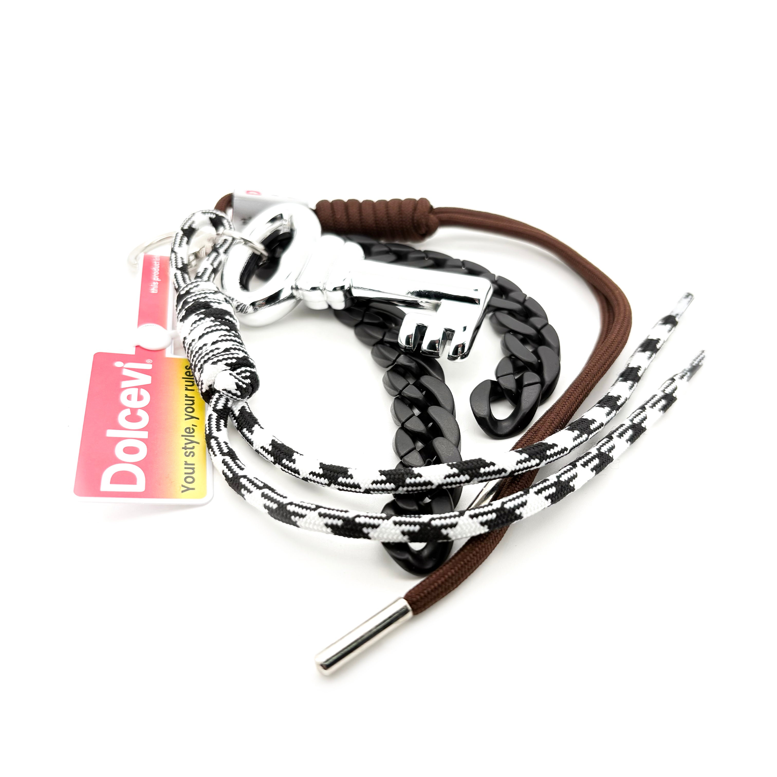 Silver Lock Key Charm