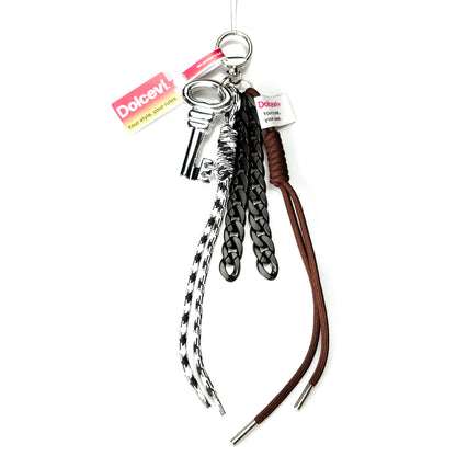 Silver Lock Key Charm