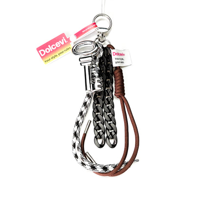 Silver Lock Key Charm