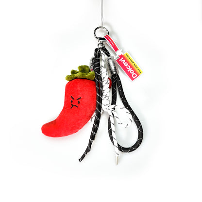 Spicy Chili Plush Bag Charm