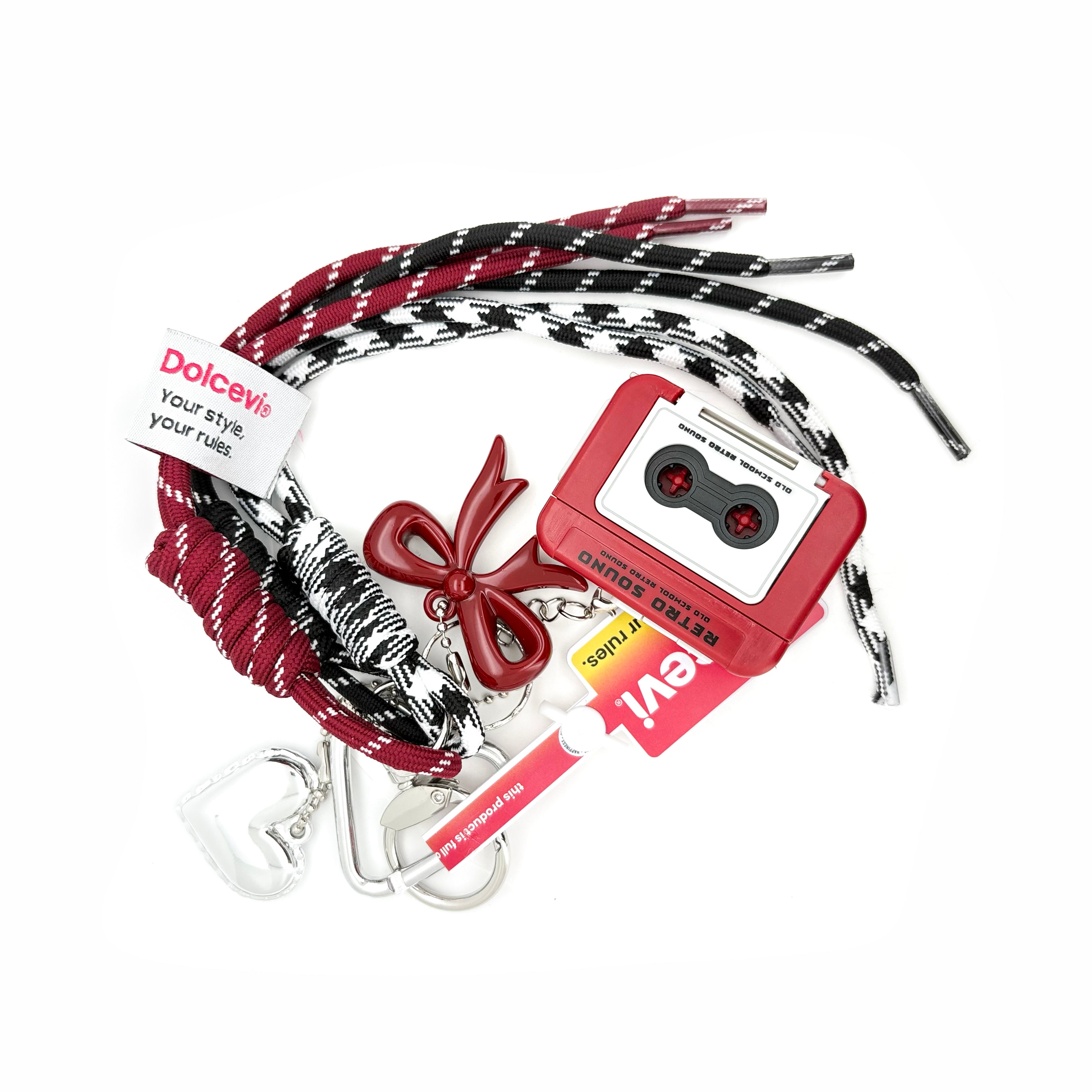Retro Cassette Bag Charm