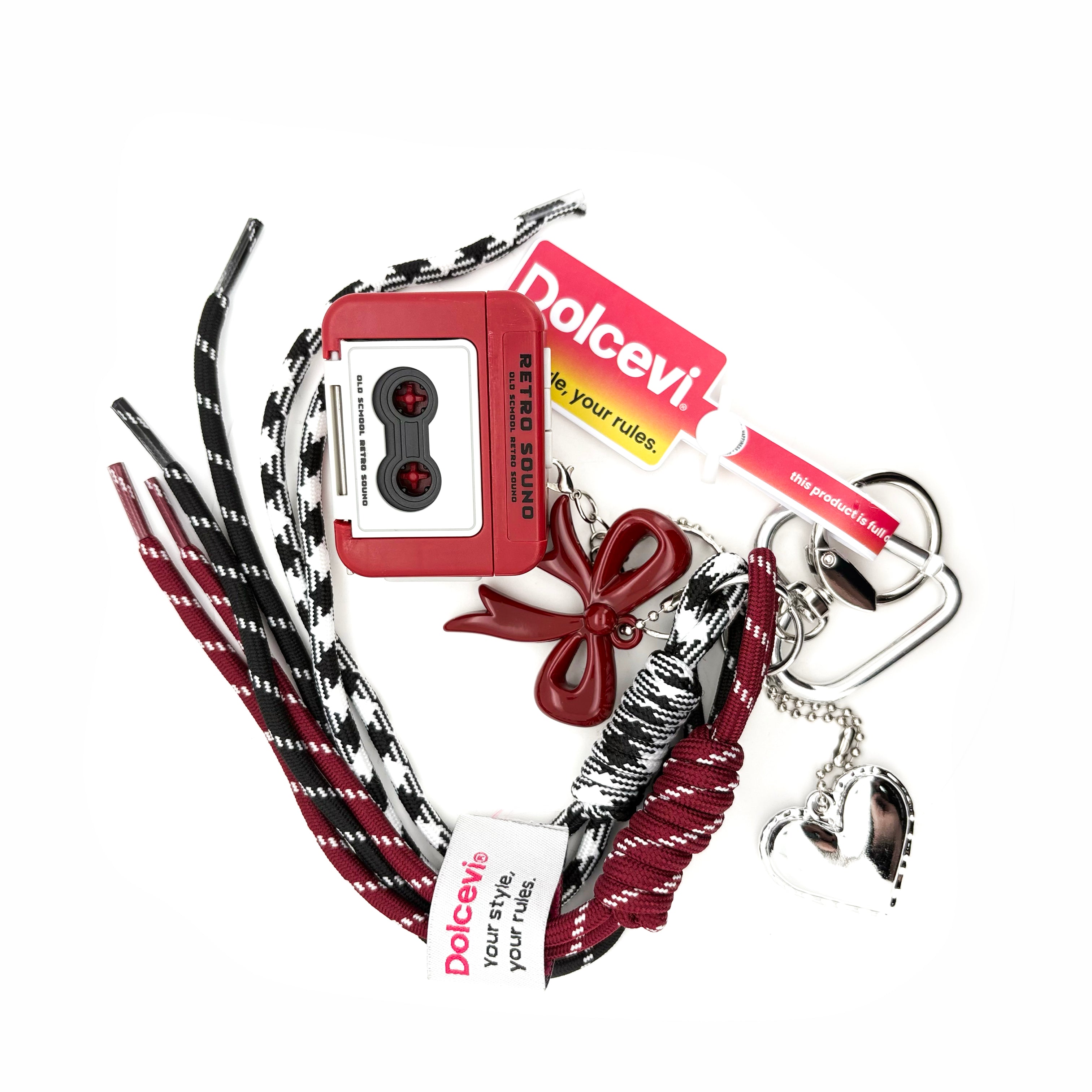 Retro Cassette Bag Charm