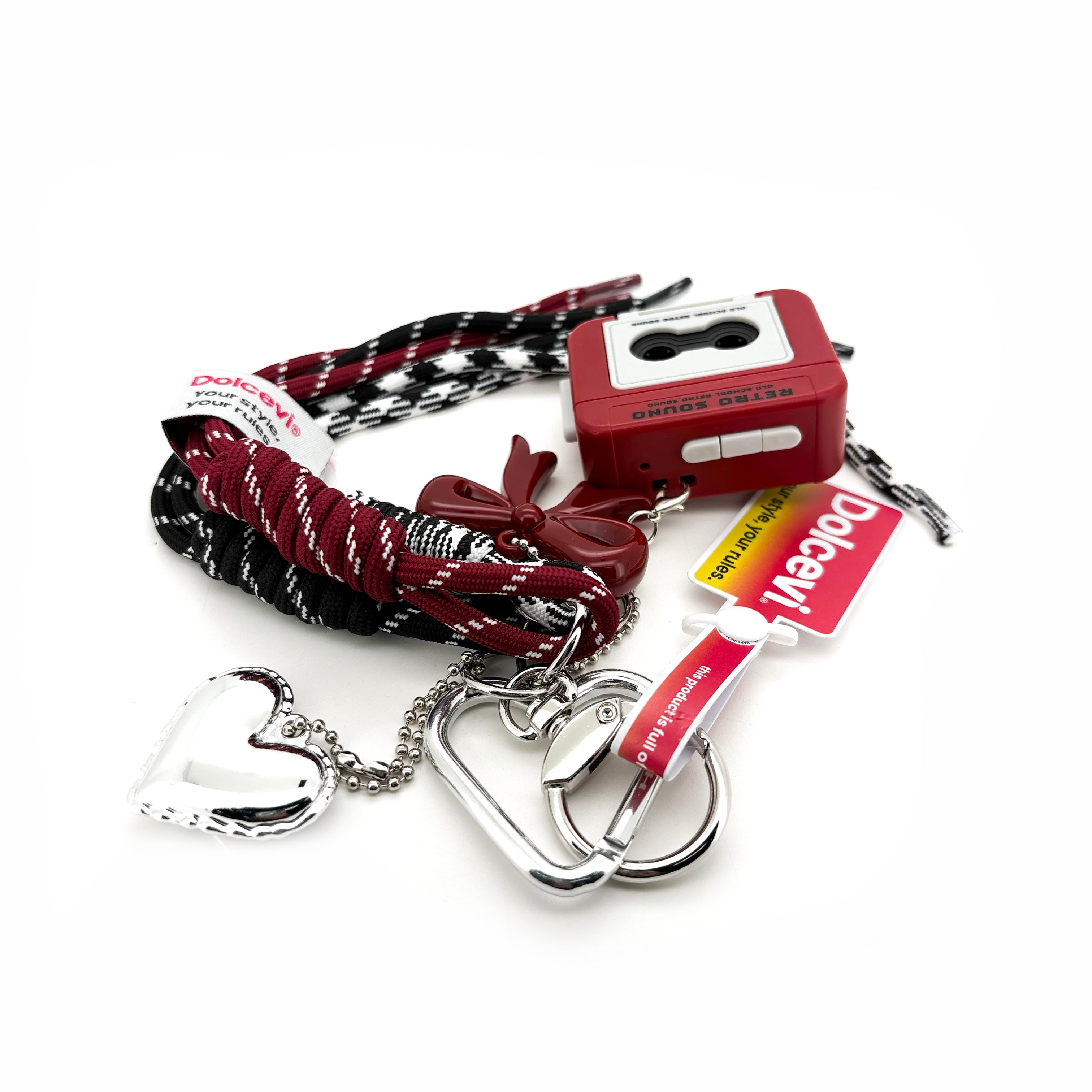 Retro Cassette Bag Charm