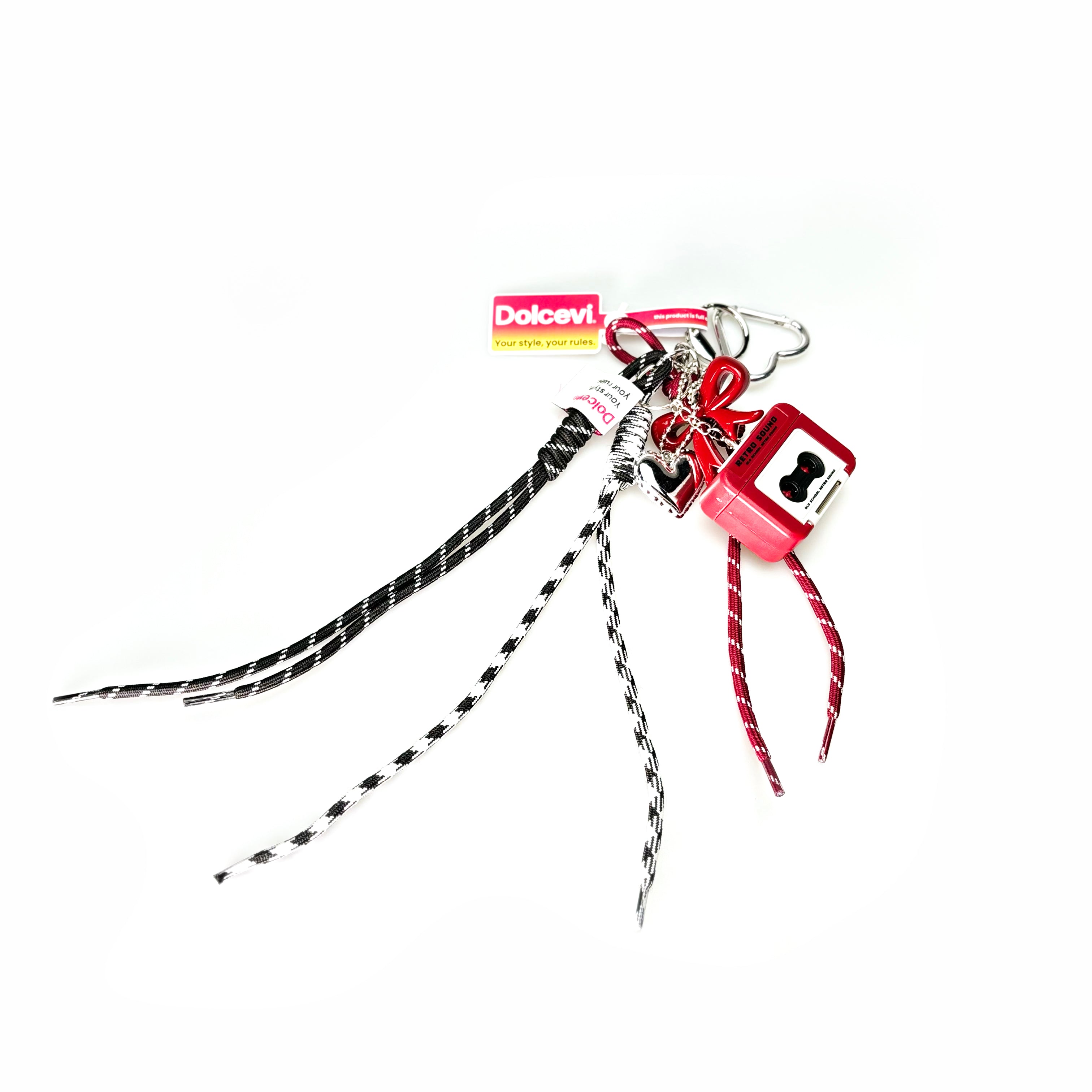 Retro Cassette Bag Charm