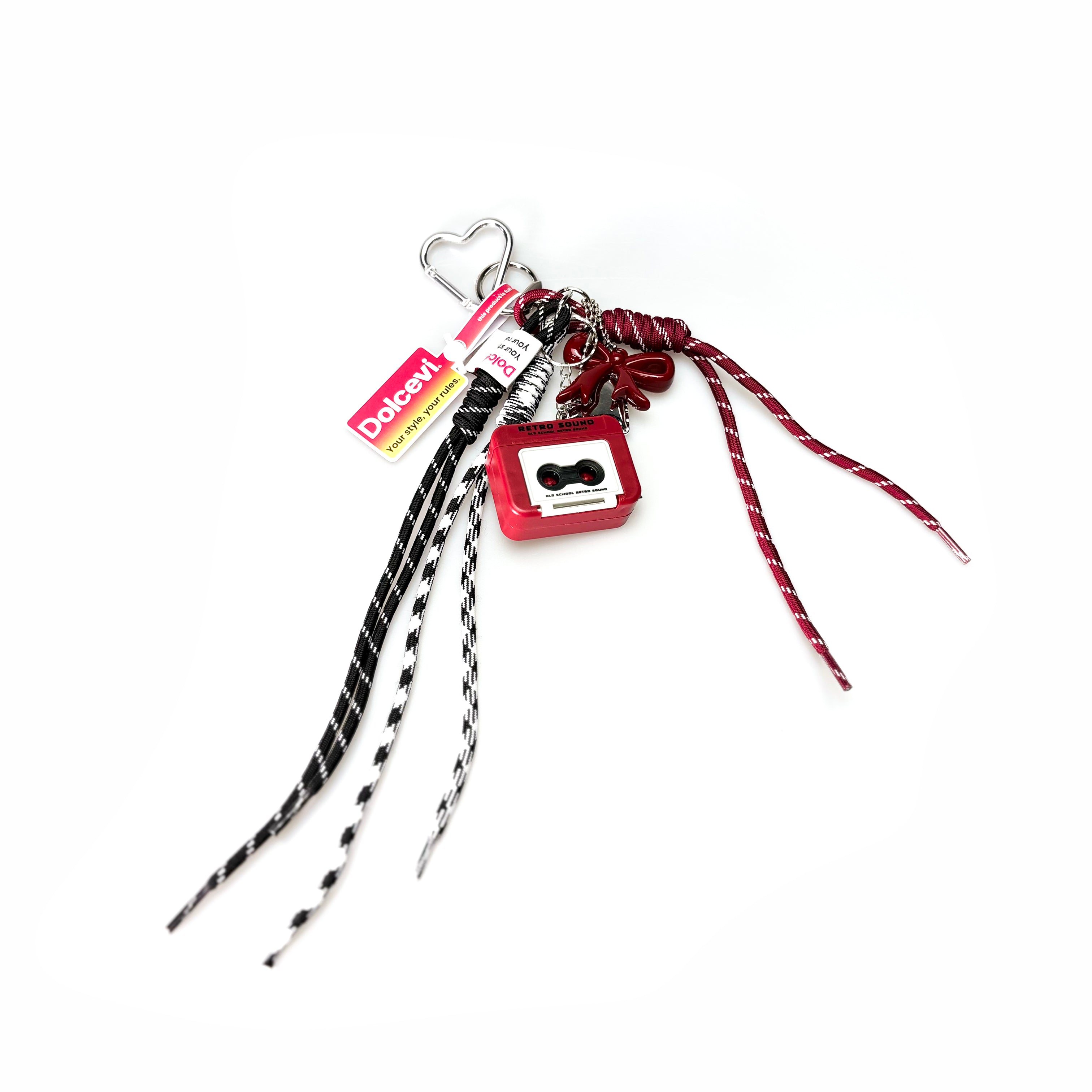 Retro Cassette Bag Charm