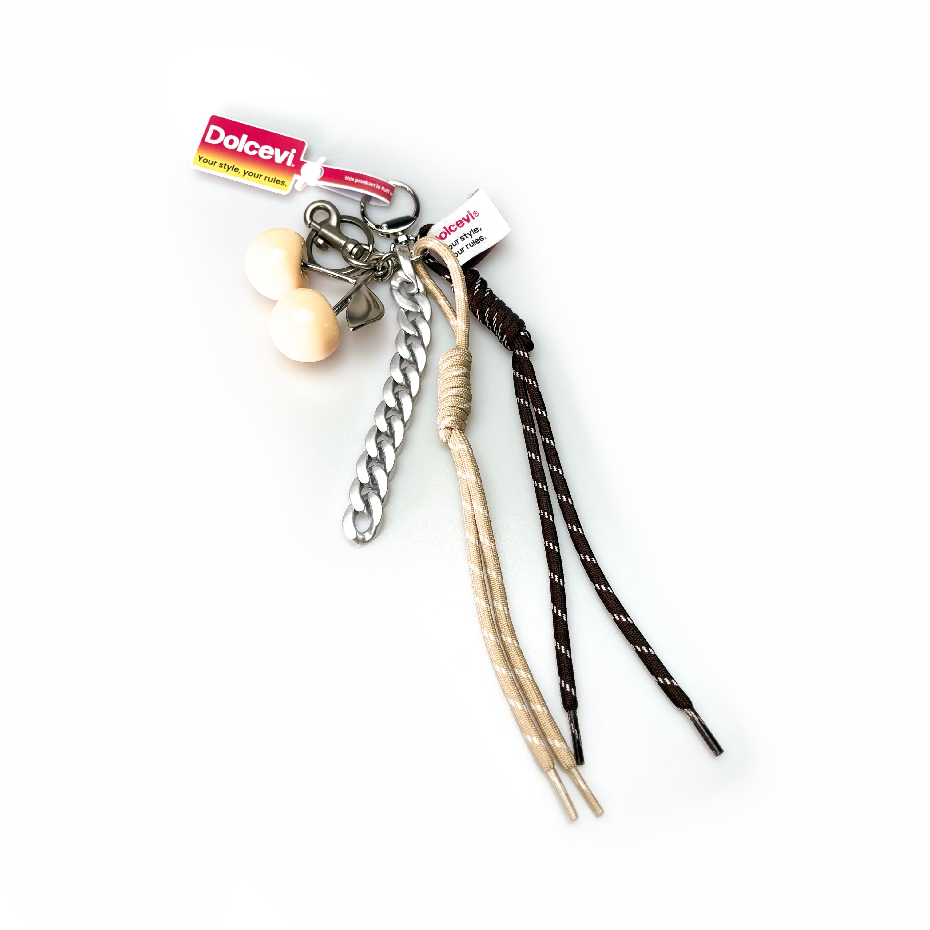 Neutral Glow Bag Charm