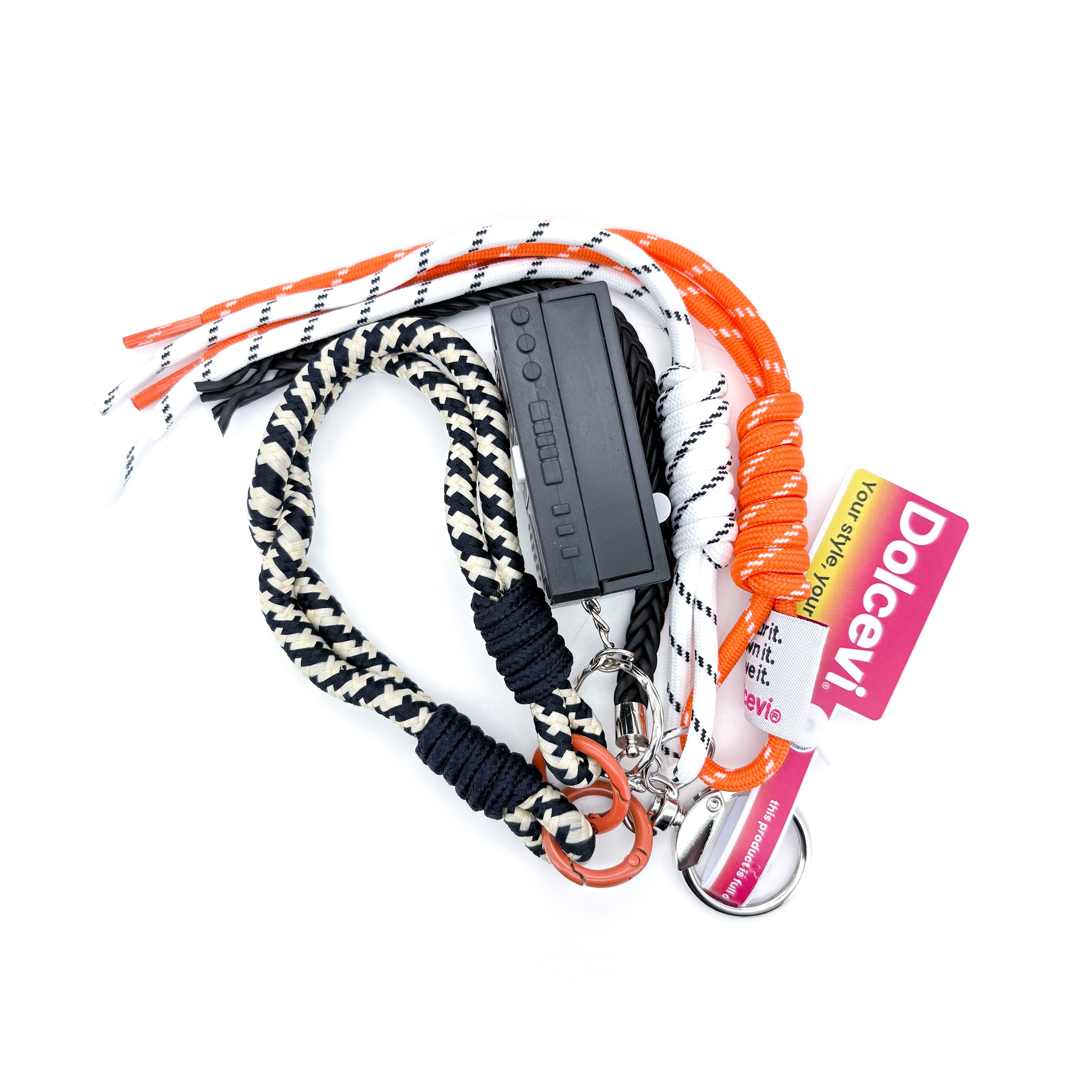 Retro Boombox Cord Charm