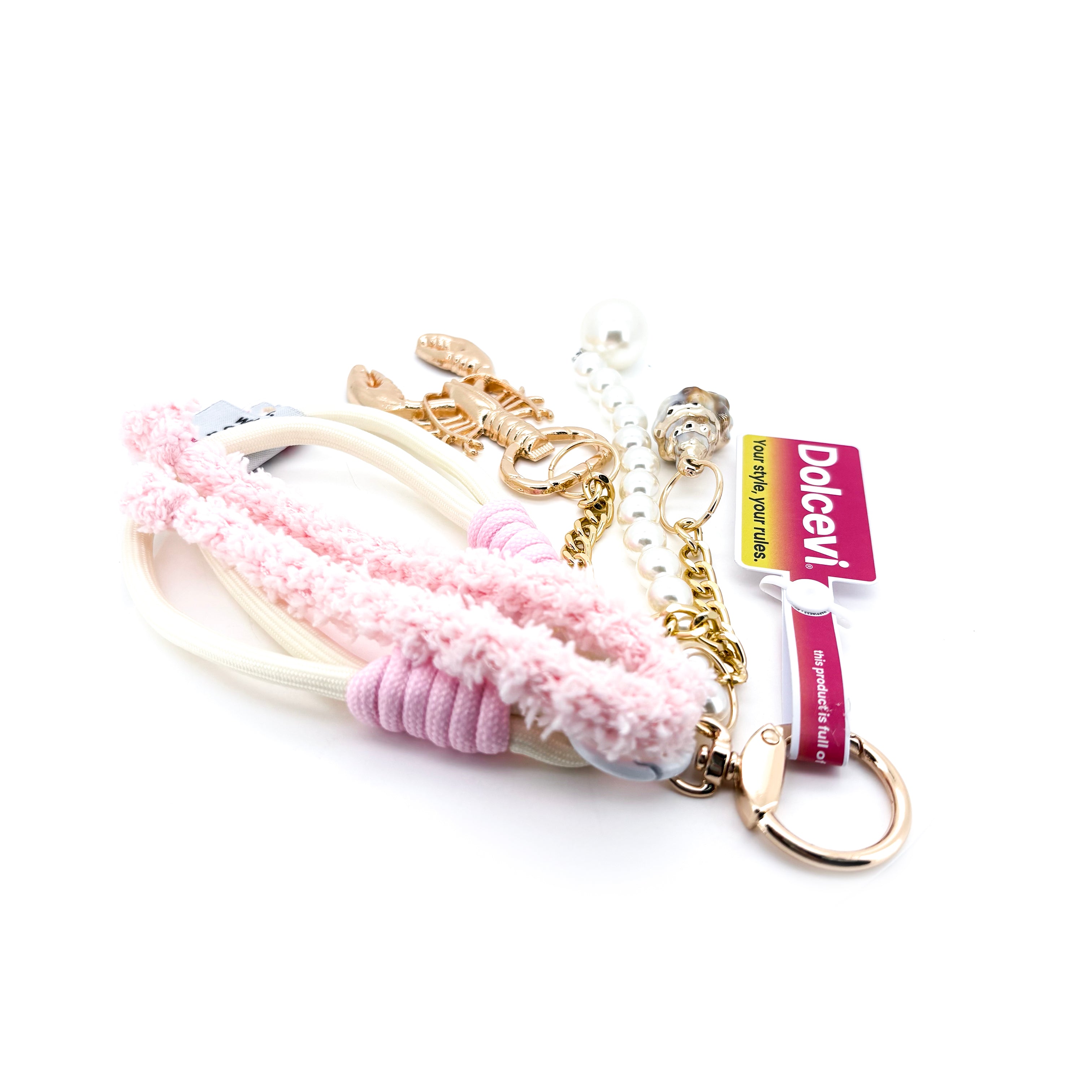 Golden Lobster Pearl Charm