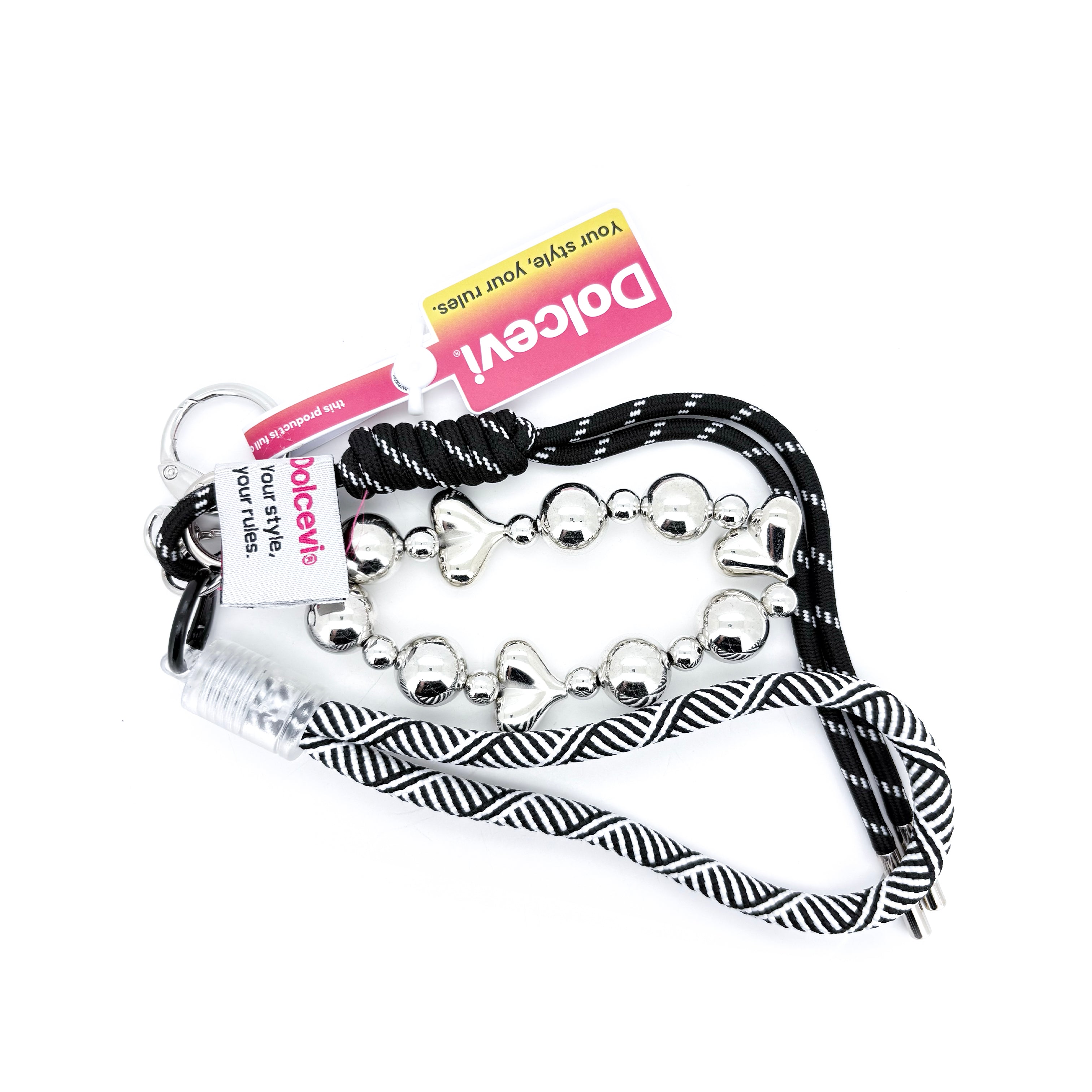 Silver Pearl Chain Charm