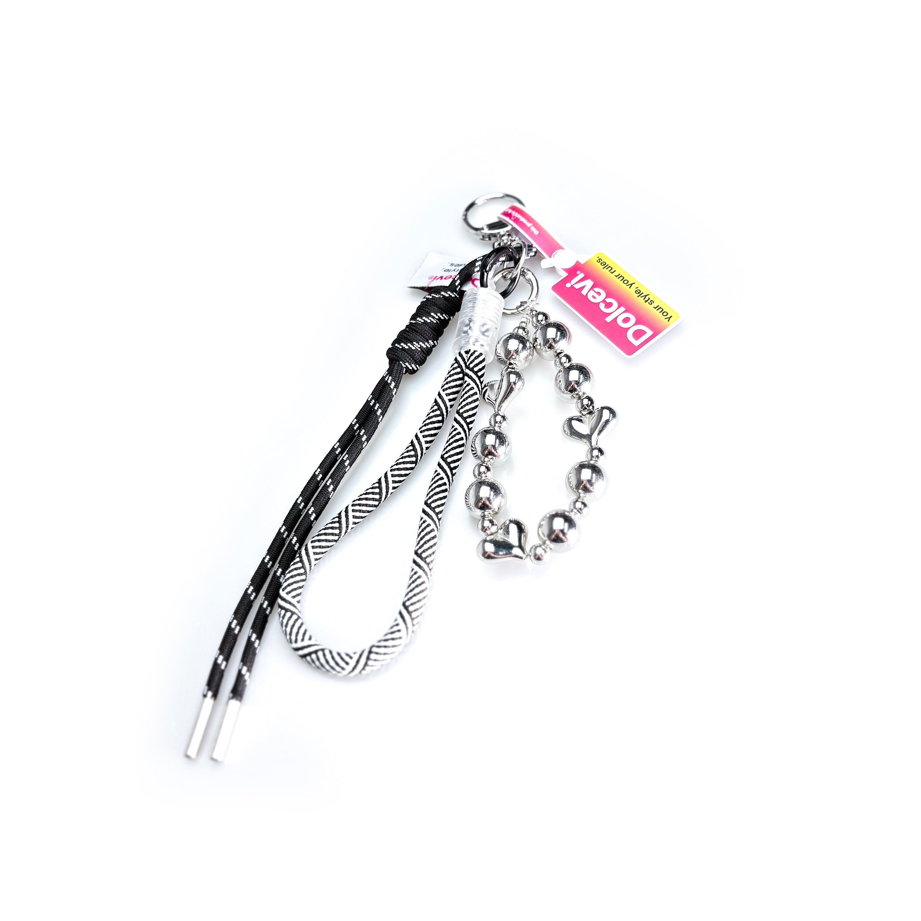 Silver Pearl Chain Charm