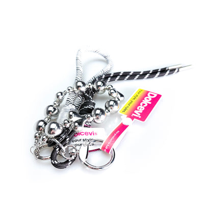 Silver Pearl Chain Charm