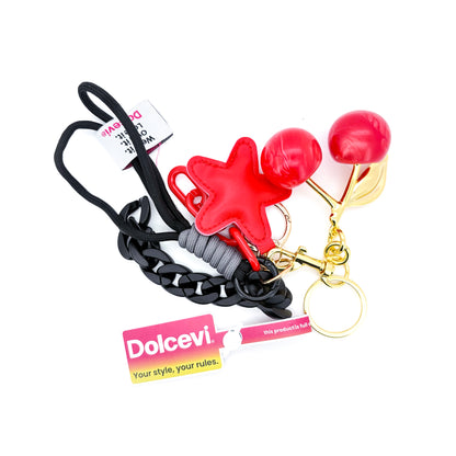 Cherry Star Charm Lanyard