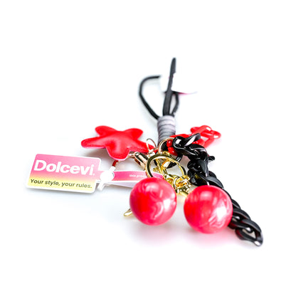 Cherry Star Charm Lanyard