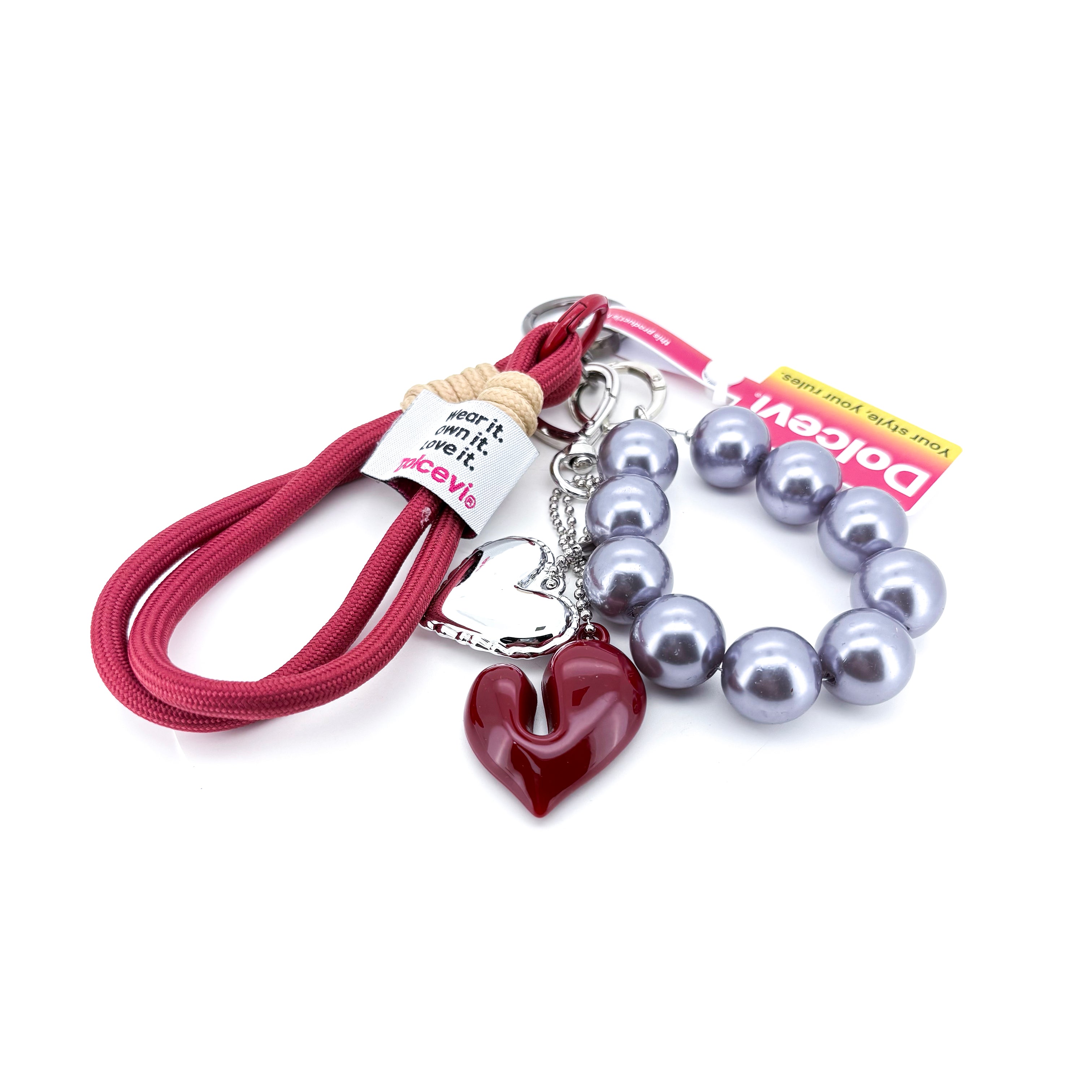 Berry Mauve Pearl Charm