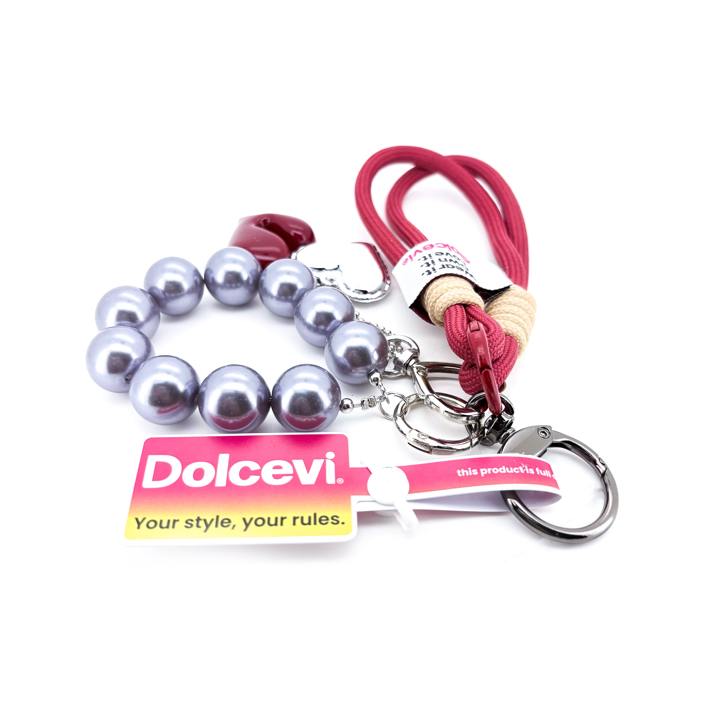 Berry Mauve Pearl Charm