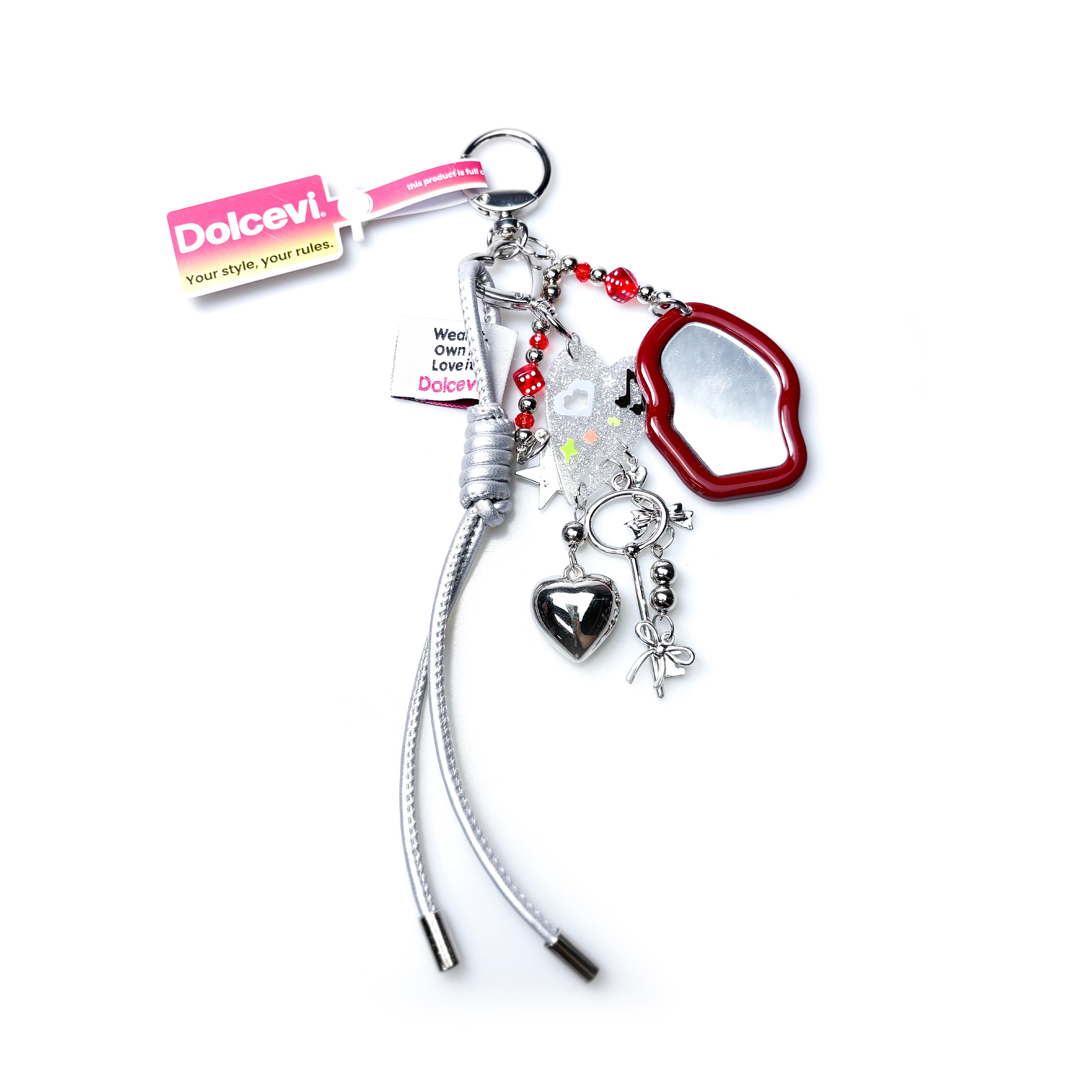 Magic Mirror Heart Charm