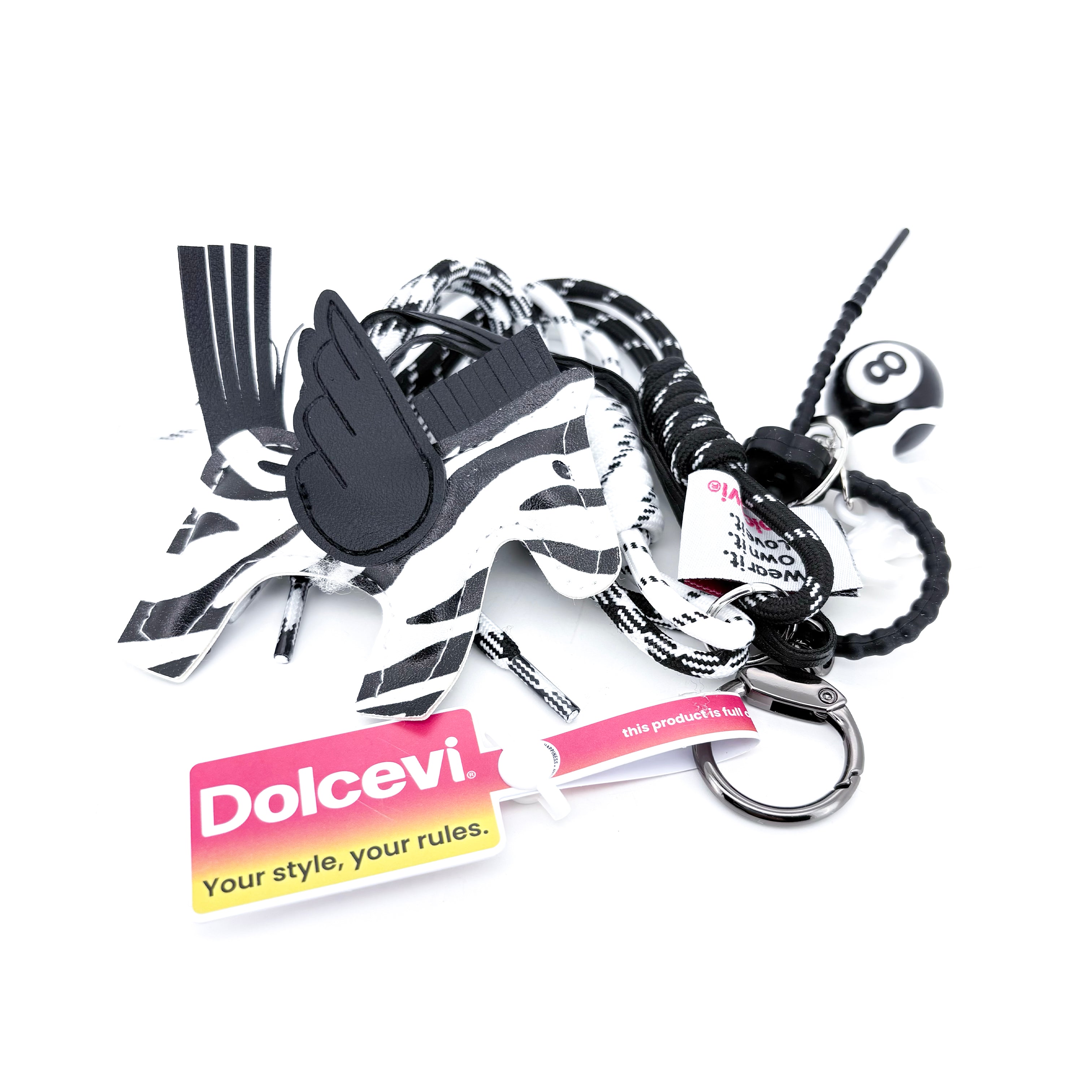 Zebra Wing Monochrome Charm